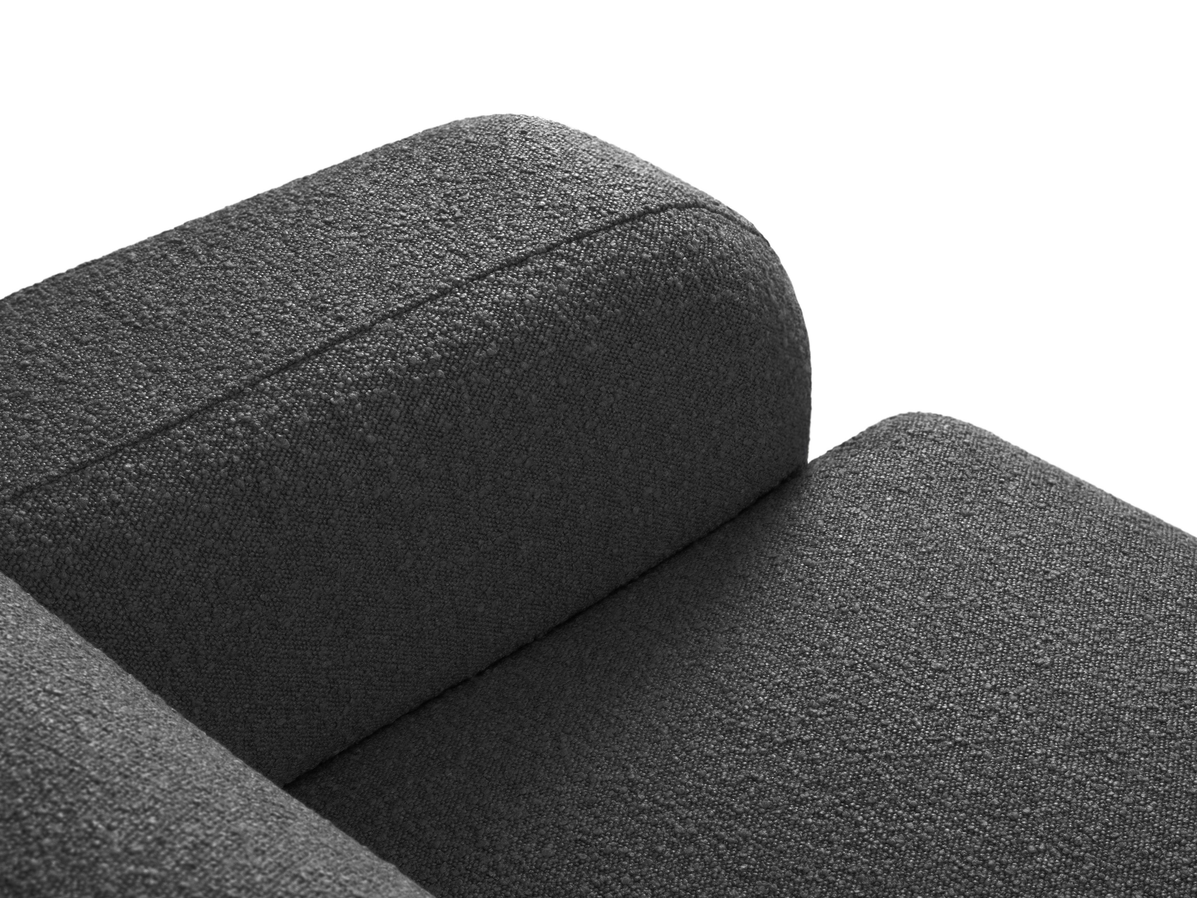 Sofa w tkaninie boucle 2-osobowa LOLA ciemnoszary Windsor & Co Eye on Design