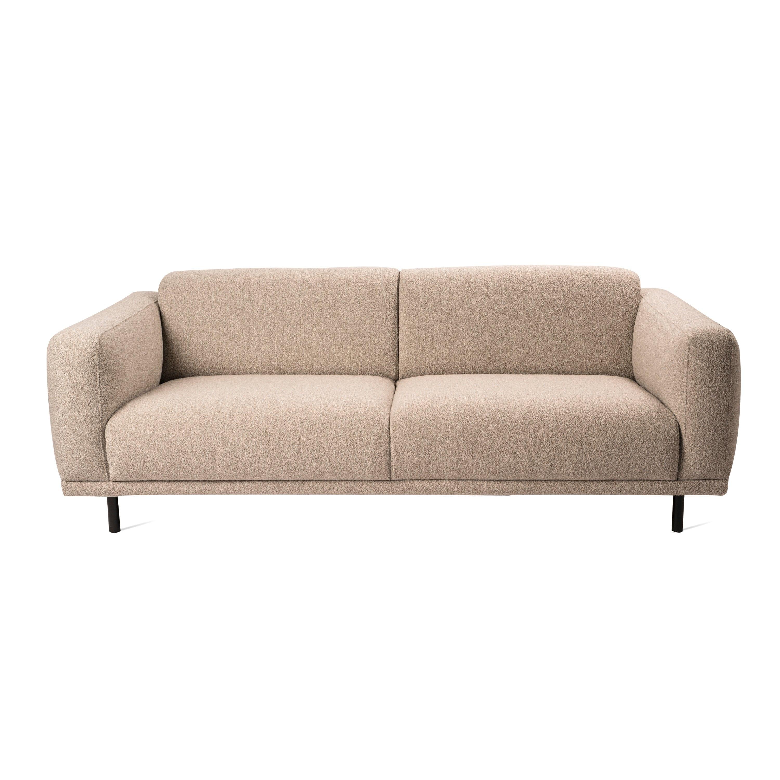 Sofa w tkaninie boucle 2-osobowa TEDDY beżowy Pols Potten Eye on Design
