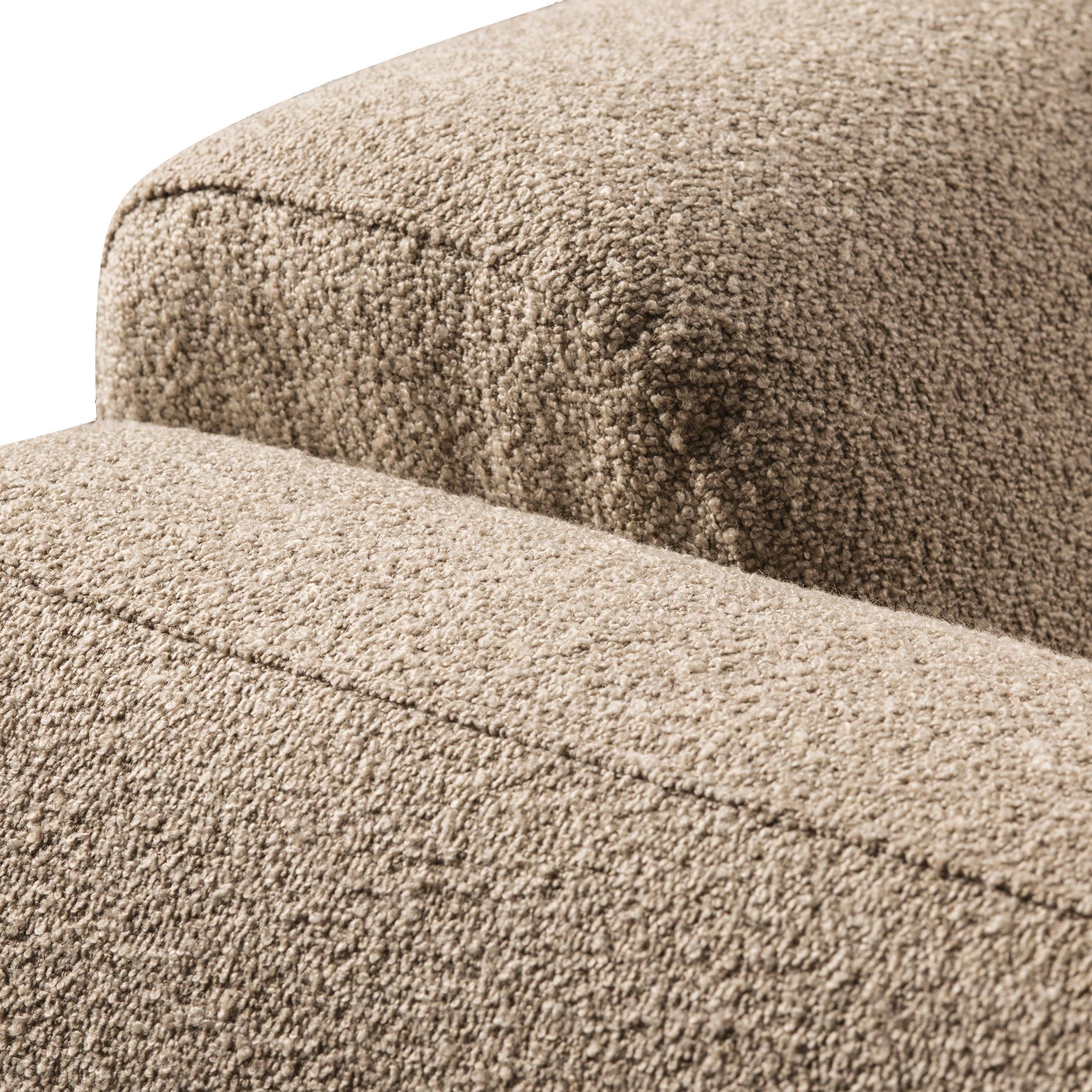 Sofa w tkaninie boucle 2-osobowa TEDDY beżowy Pols Potten Eye on Design