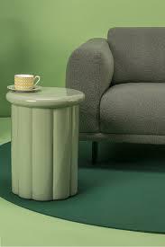 Sofa w tkaninie boucle 3-osobowa TEDDY oliwkowy Pols Potten Eye on Design