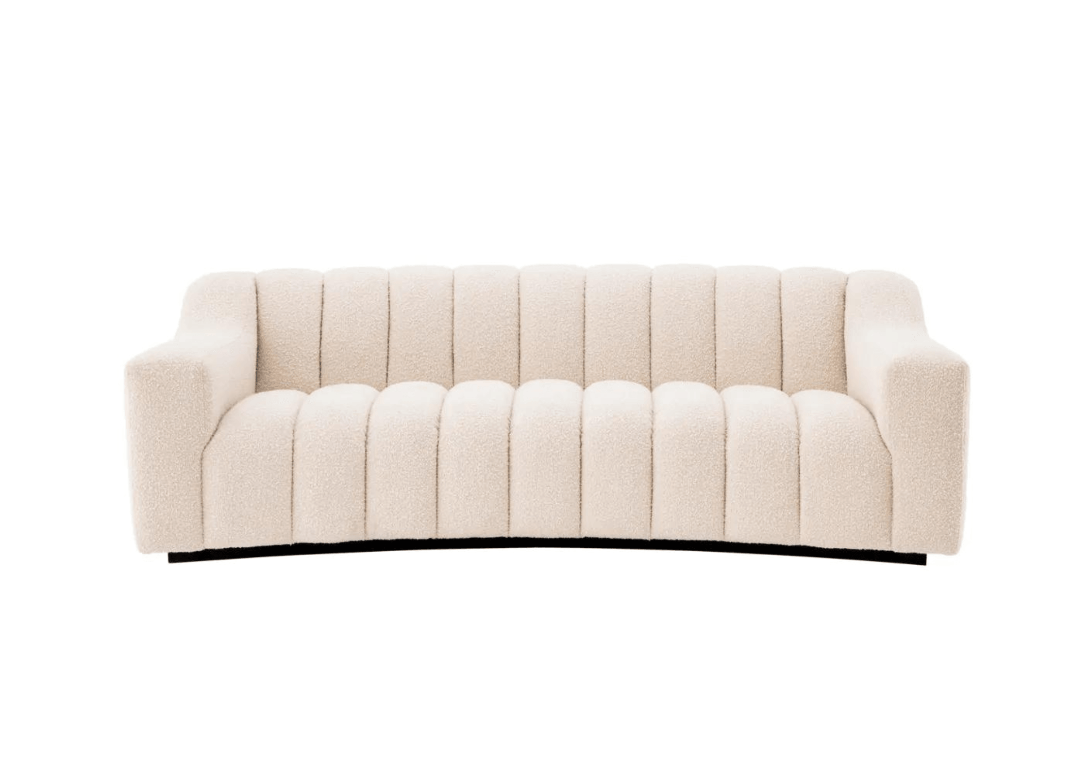 Sofa w tkaninie boucle KELLY kremowy Eichholtz Eye on Design