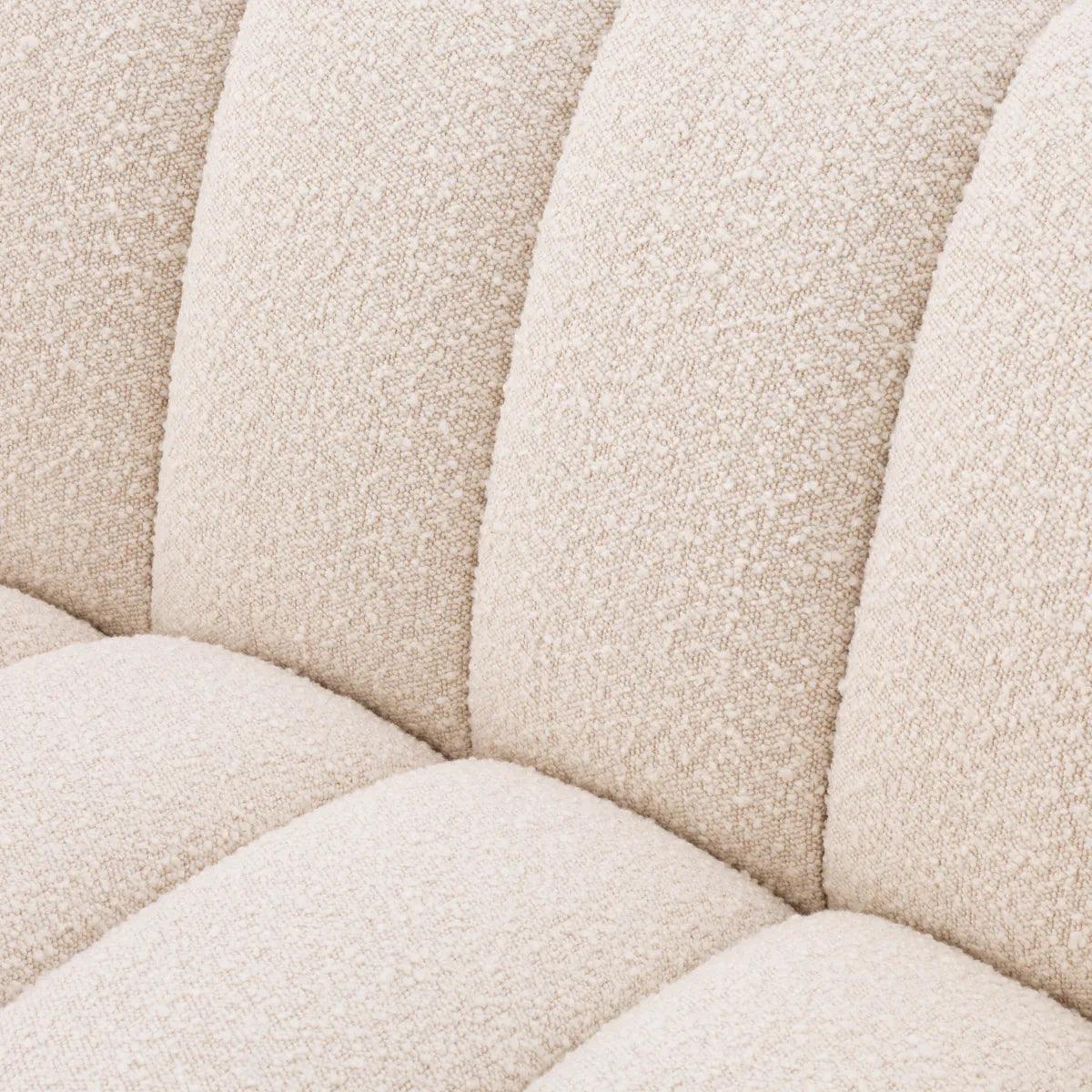 Sofa w tkaninie boucle KELLY kremowy Eichholtz Eye on Design