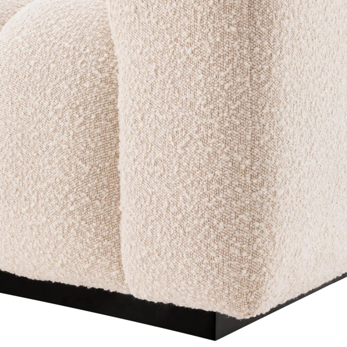 Sofa w tkaninie boucle KELLY kremowy Eichholtz Eye on Design