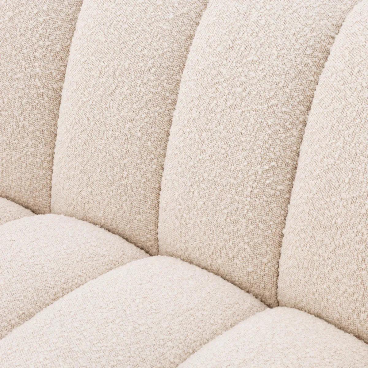 Sofa w tkaninie boucle KELLY kremowy - poekspozycyjna Eichholtz Eye on Design