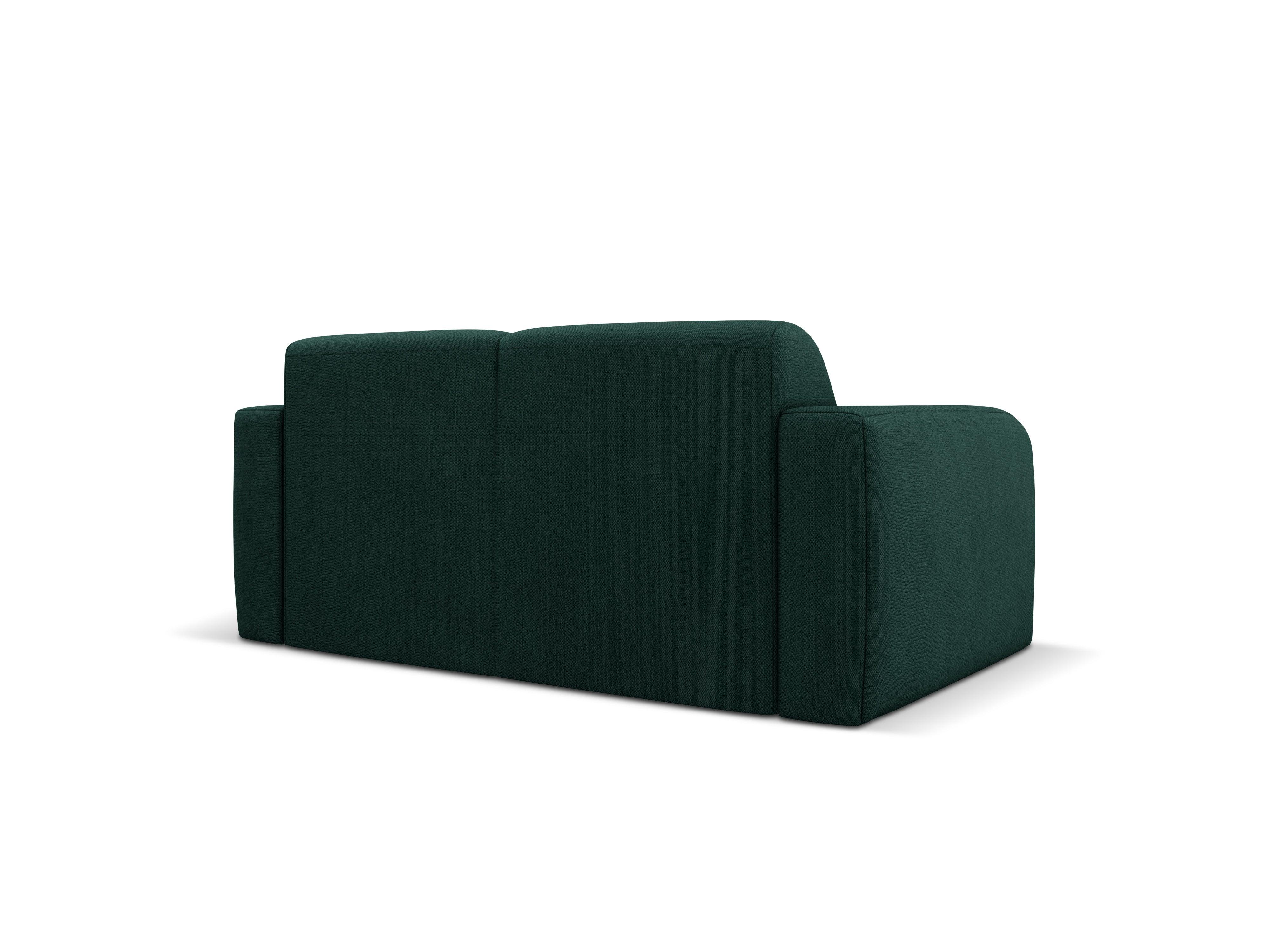 Sofa w tkaninie chenillowej 2-osobowa LOLA butelkowa zieleń Windsor & Co Eye on Design