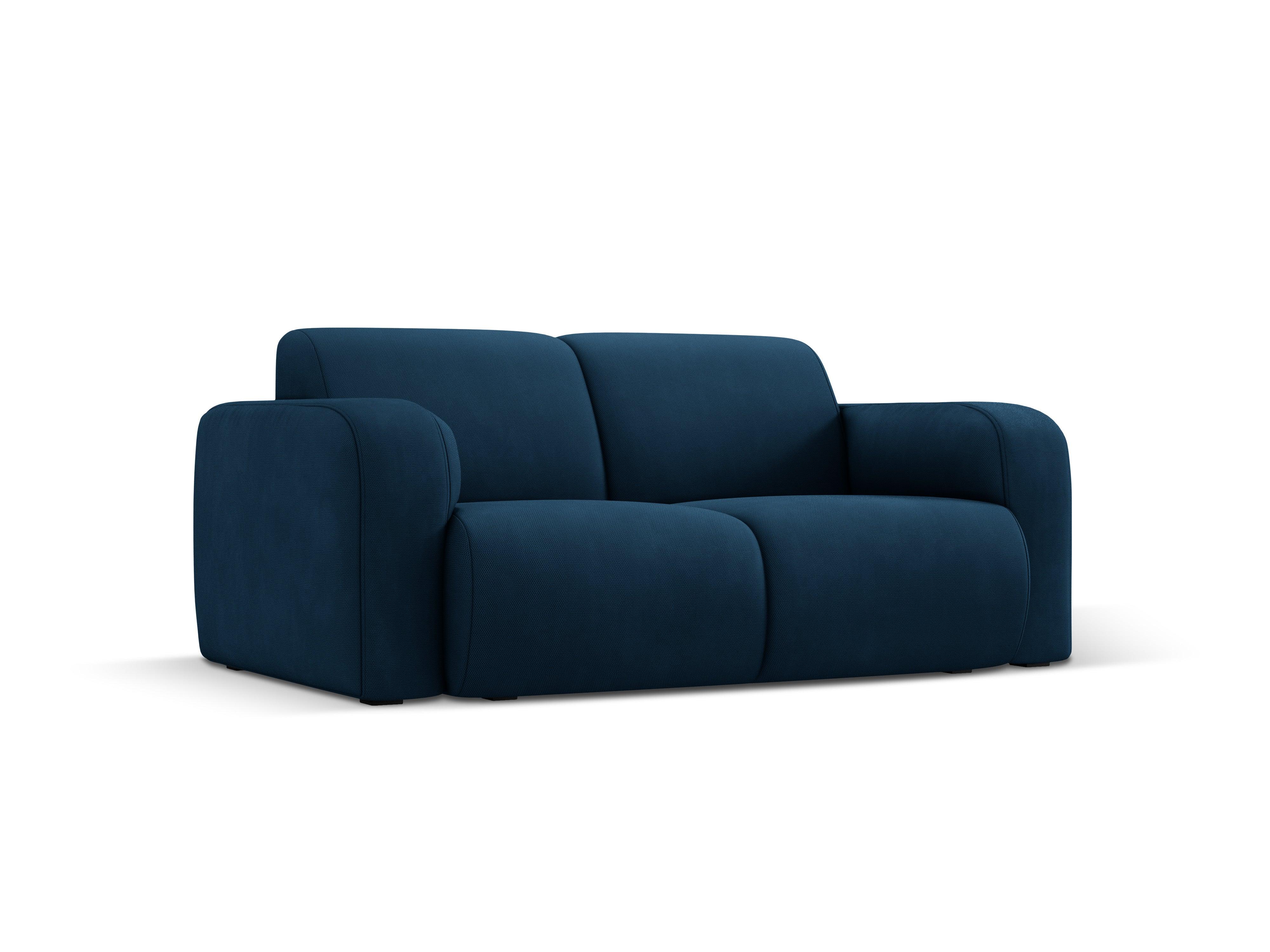 Sofa w tkaninie chenillowej 2-osobowa LOLA królewski niebieski Windsor & Co Eye on Design
