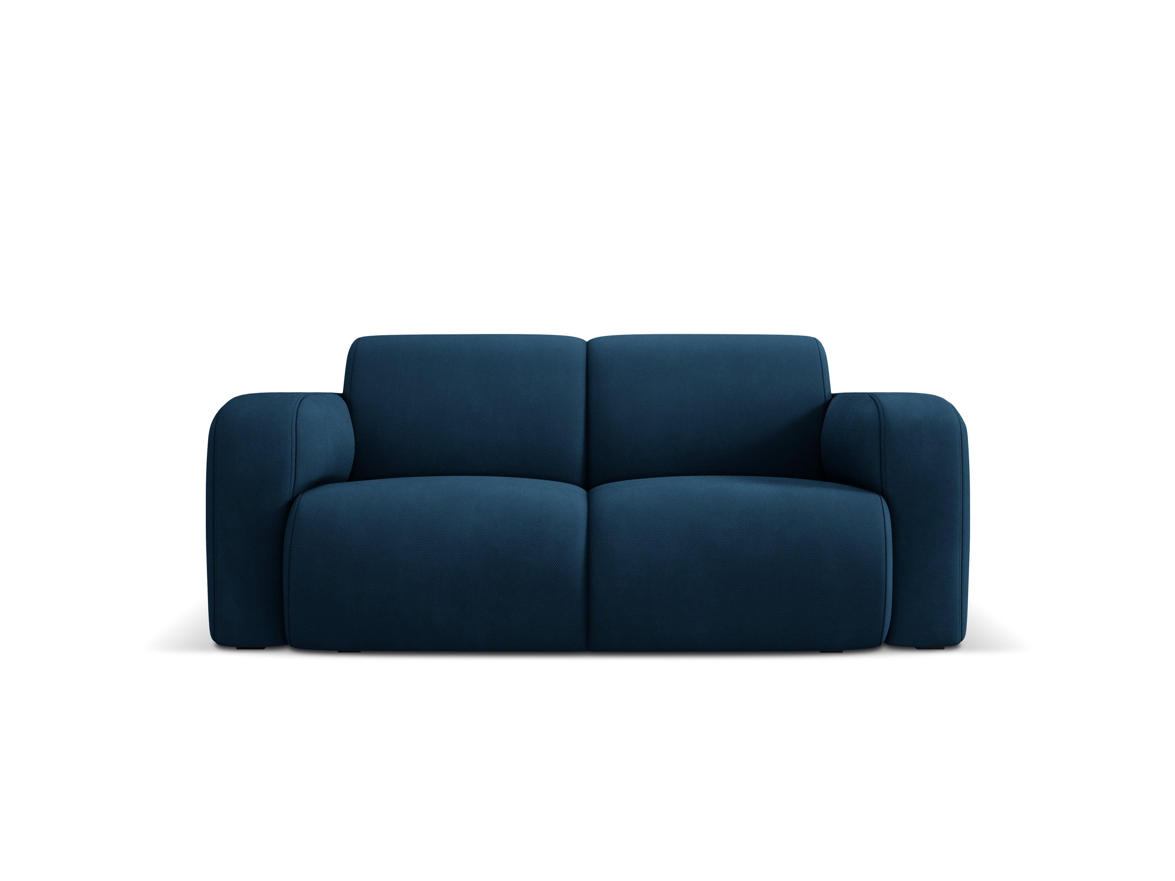 Sofa w tkaninie chenillowej 2-osobowa LOLA królewski niebieski Windsor & Co Eye on Design