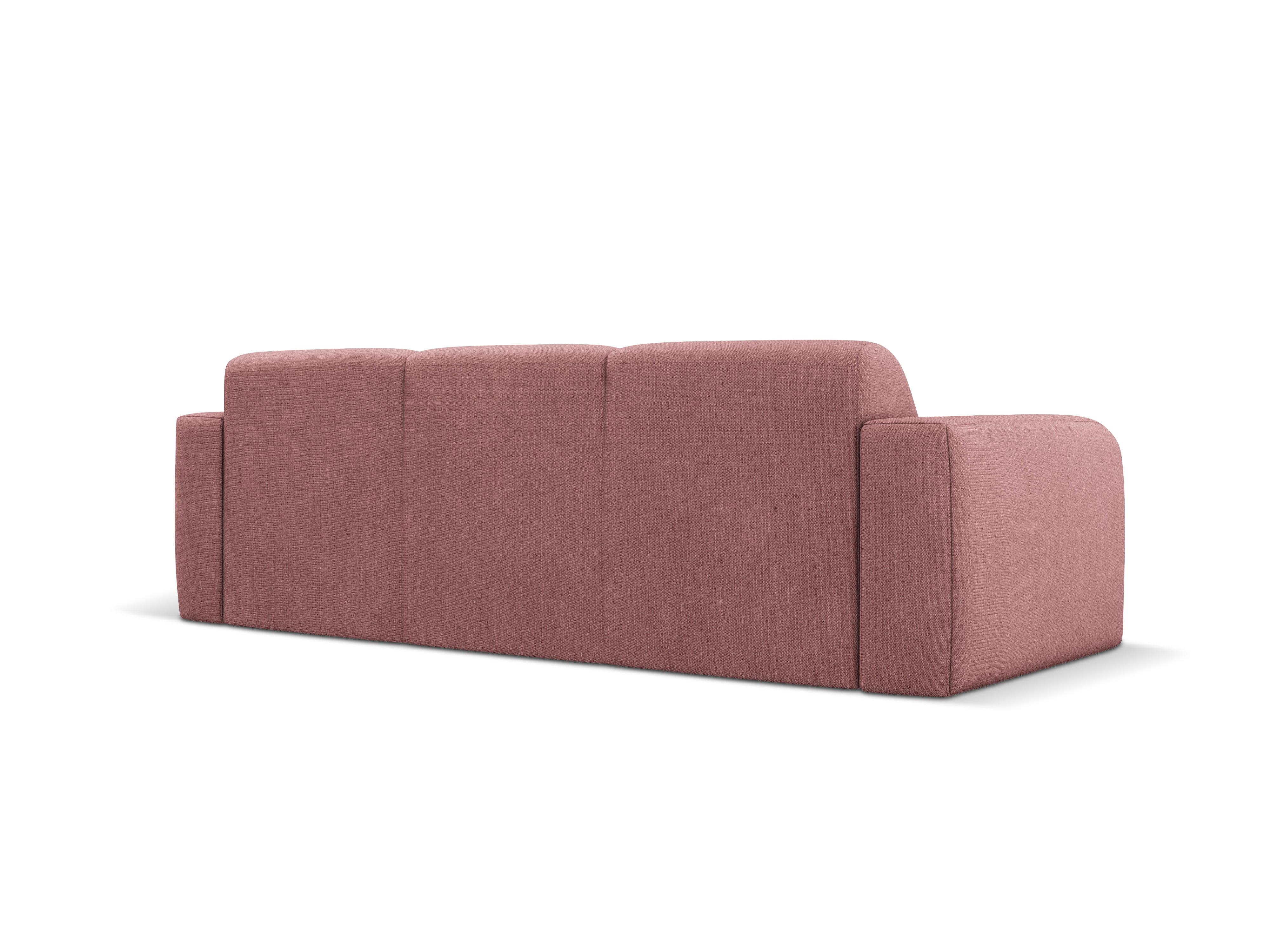 Sofa w tkaninie chenillowej 3-osobowa LOLA różowy Windsor & Co Eye on Design