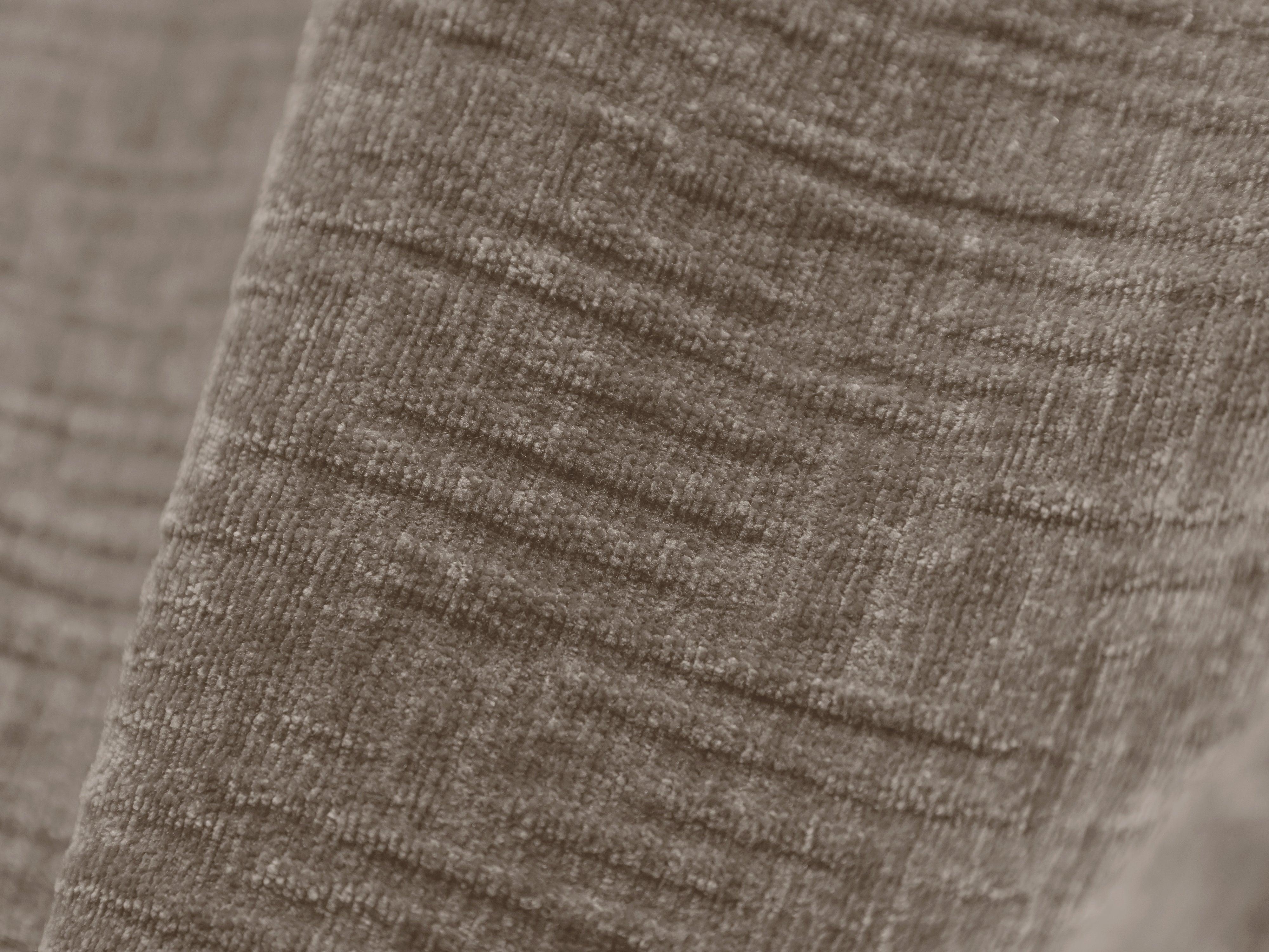 Sofa w tkaninie szenilowej 3-osobowa VANDA jasnoszary Mazzini Sofas Eye on Design