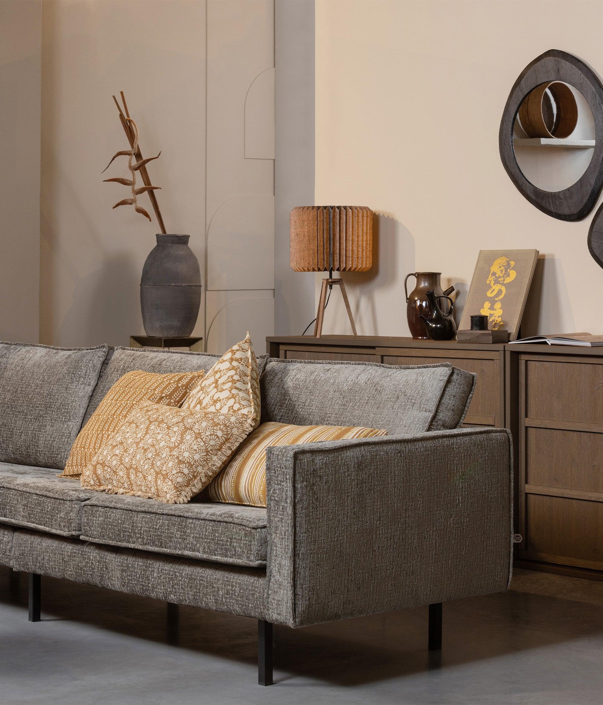 Sofa welurowa 3-osobowa RODEO ciemnoszary Be Pure Eye on Design