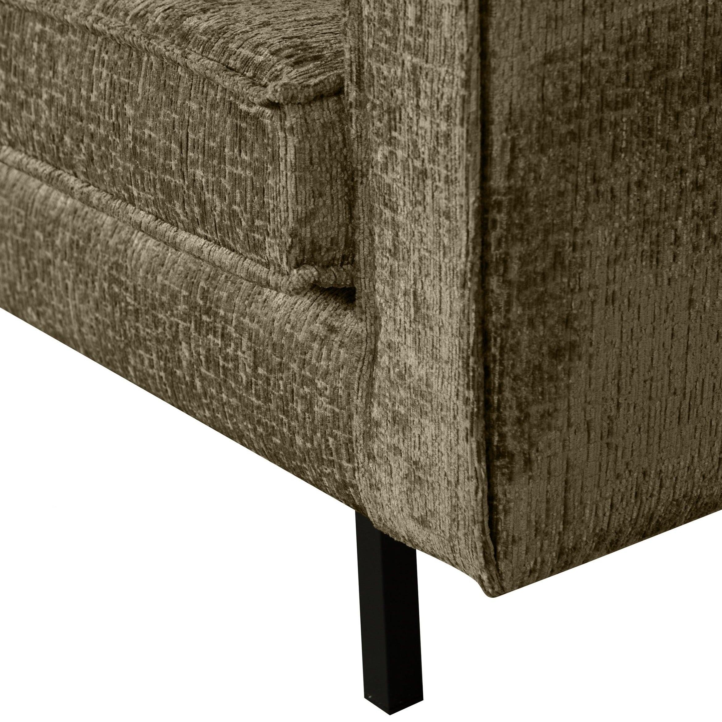 Sofa welurowa 3-osobowa RODEO ciemnozielony Be Pure Eye on Design