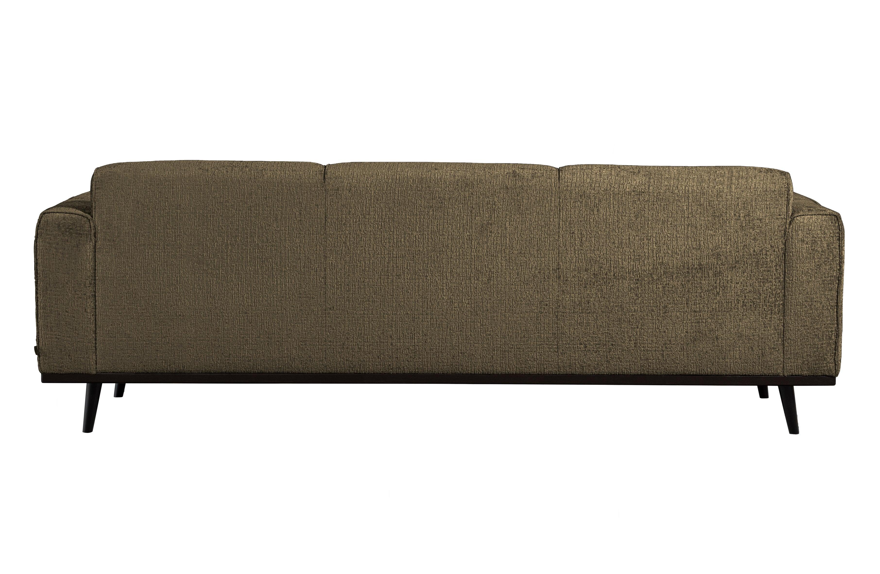 Sofa welurowa 3-osobowa STATEMENT STRUCTURE ciemnozielony Be Pure Eye on Design