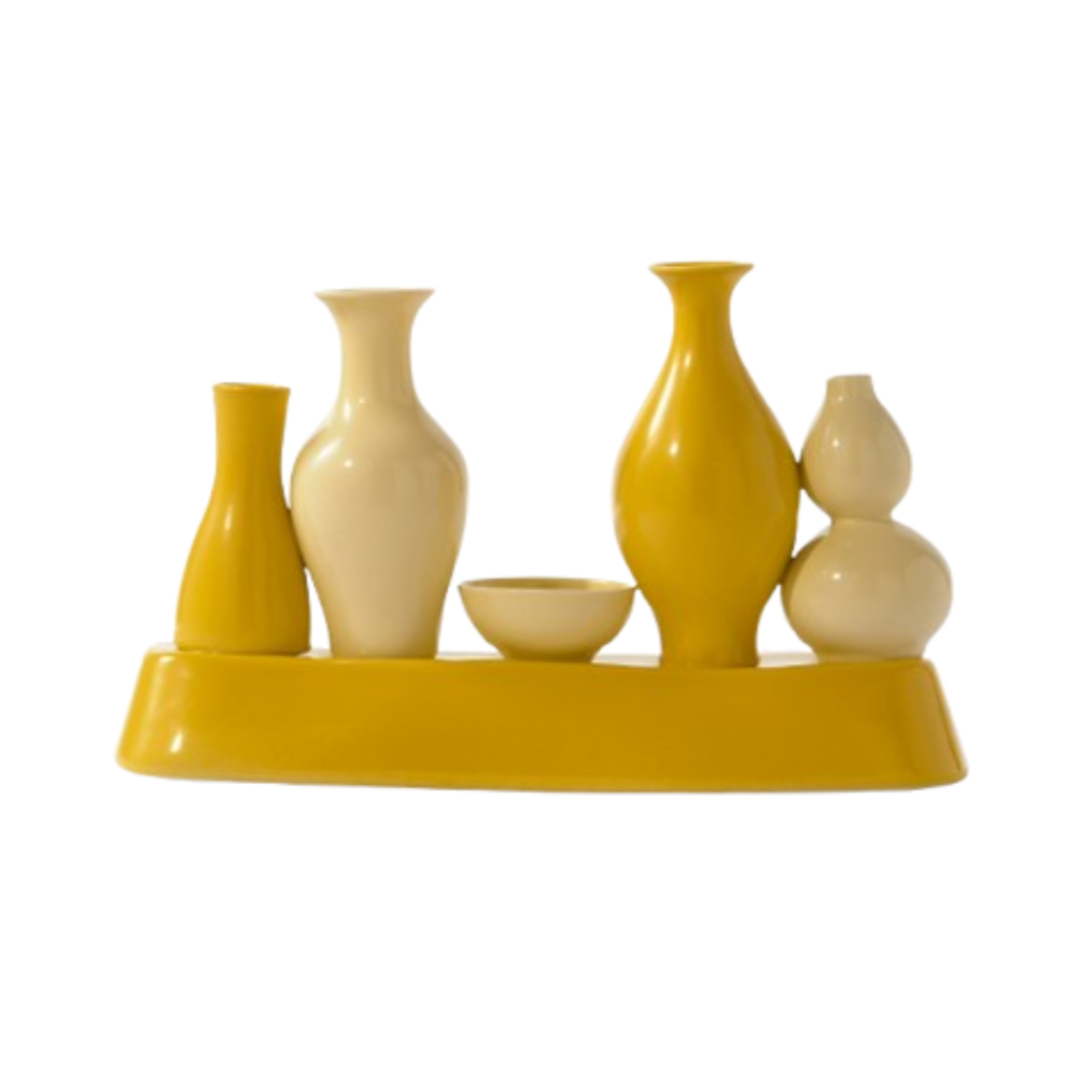 SHANGHAI vase yellow