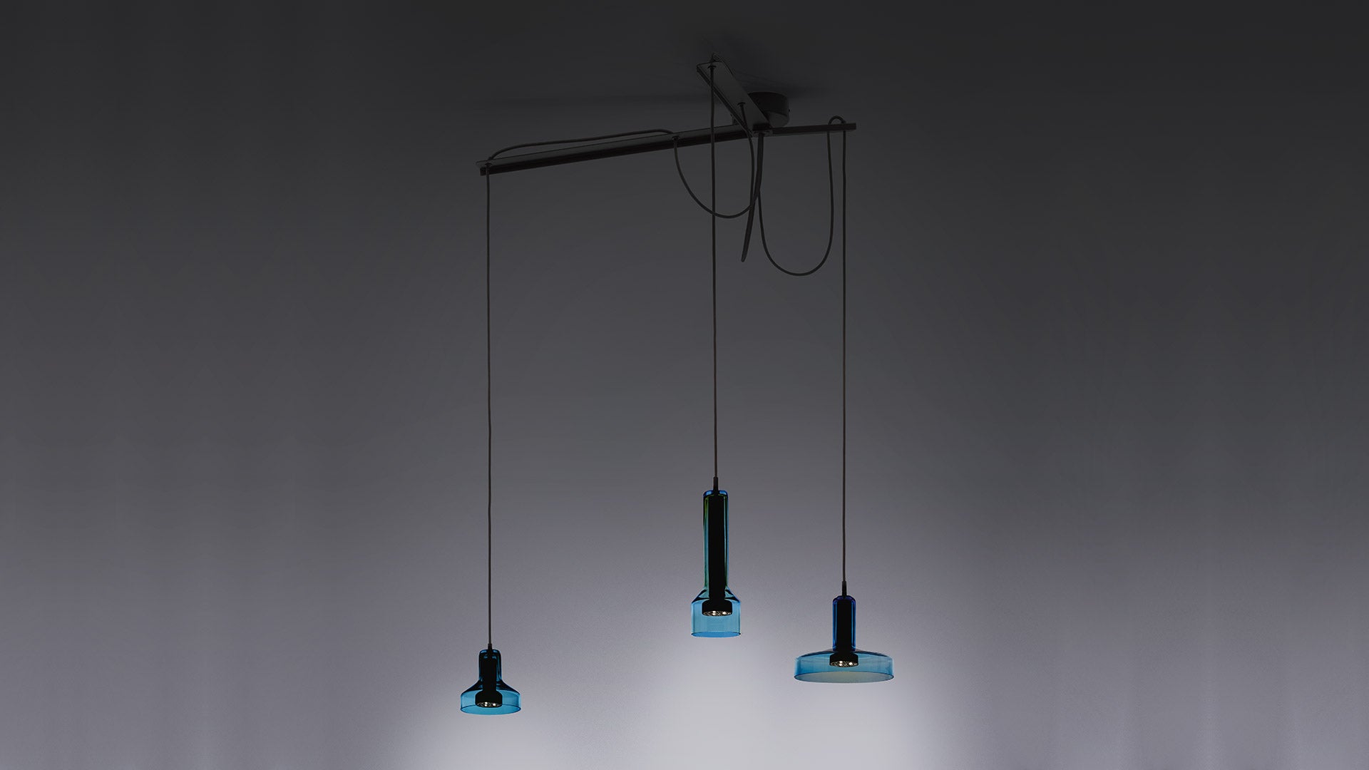 Pendelleuchte STABLIGHT aquamarin