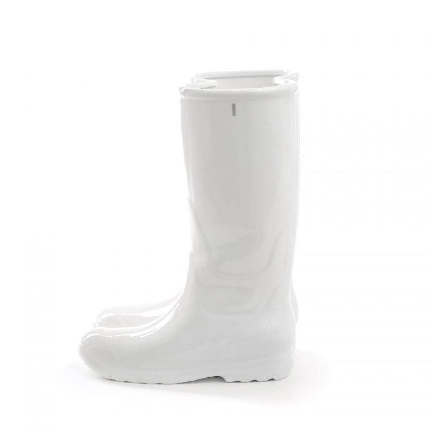 Stojak na parasole MEMORABILIA MY RAINBOOTS biały Seletti Eye on Design