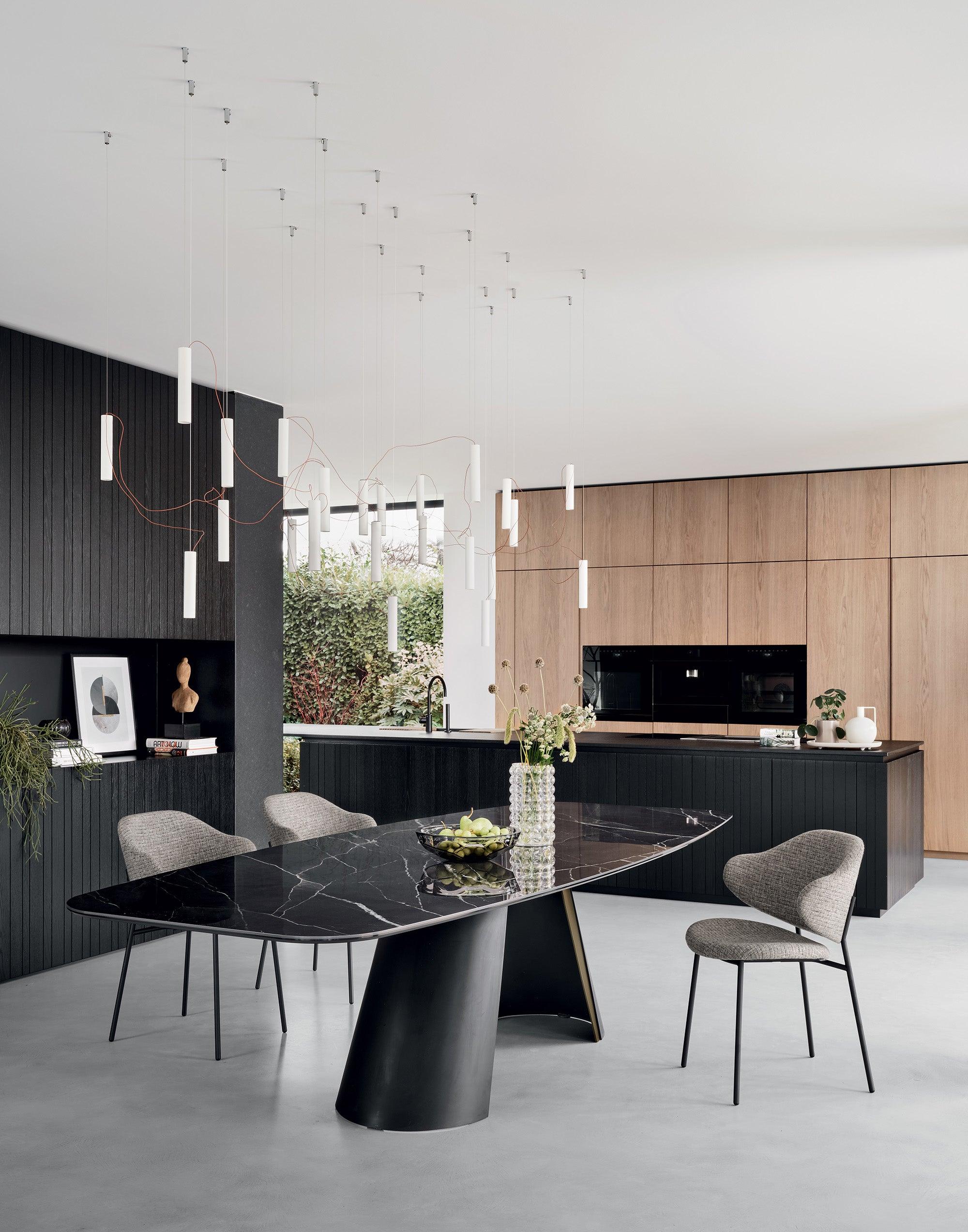 Stół APIAN antracytowy marmur Calligaris Eye on Design