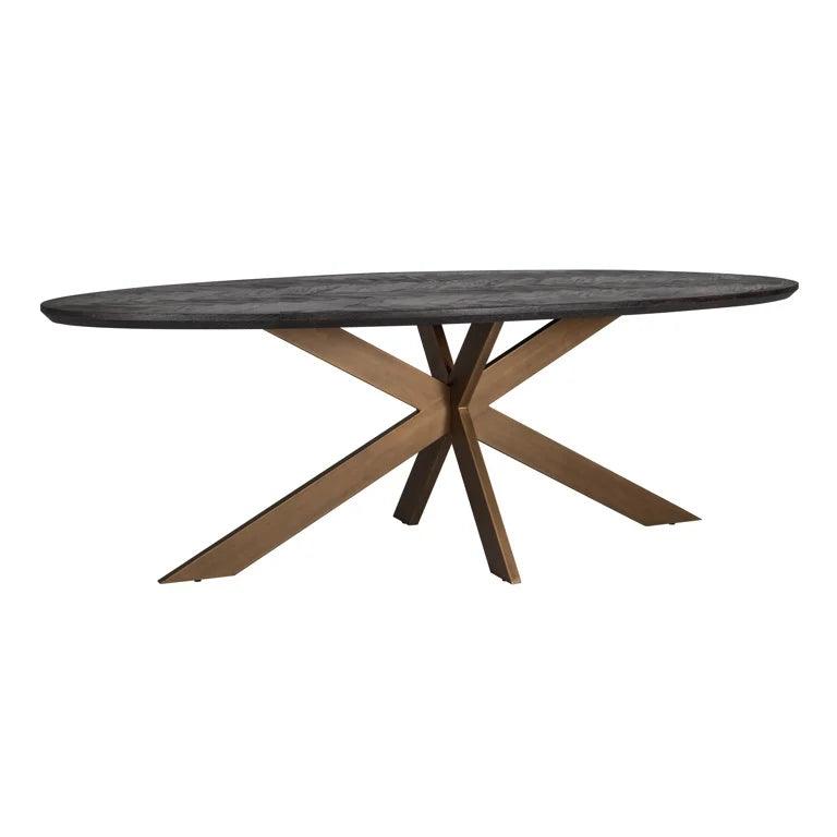 Stół BLACKBONE mosiężny Richmond Interiors Eye on Design