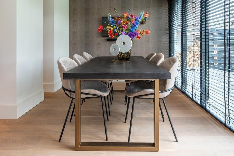 Stół BLACKBONE mosiężny Richmond Interiors Eye on Design