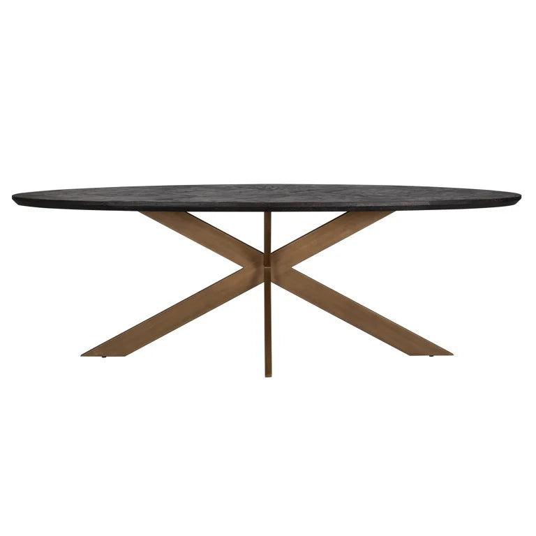 Stół BLACKBONE mosiężny Richmond Interiors Eye on Design