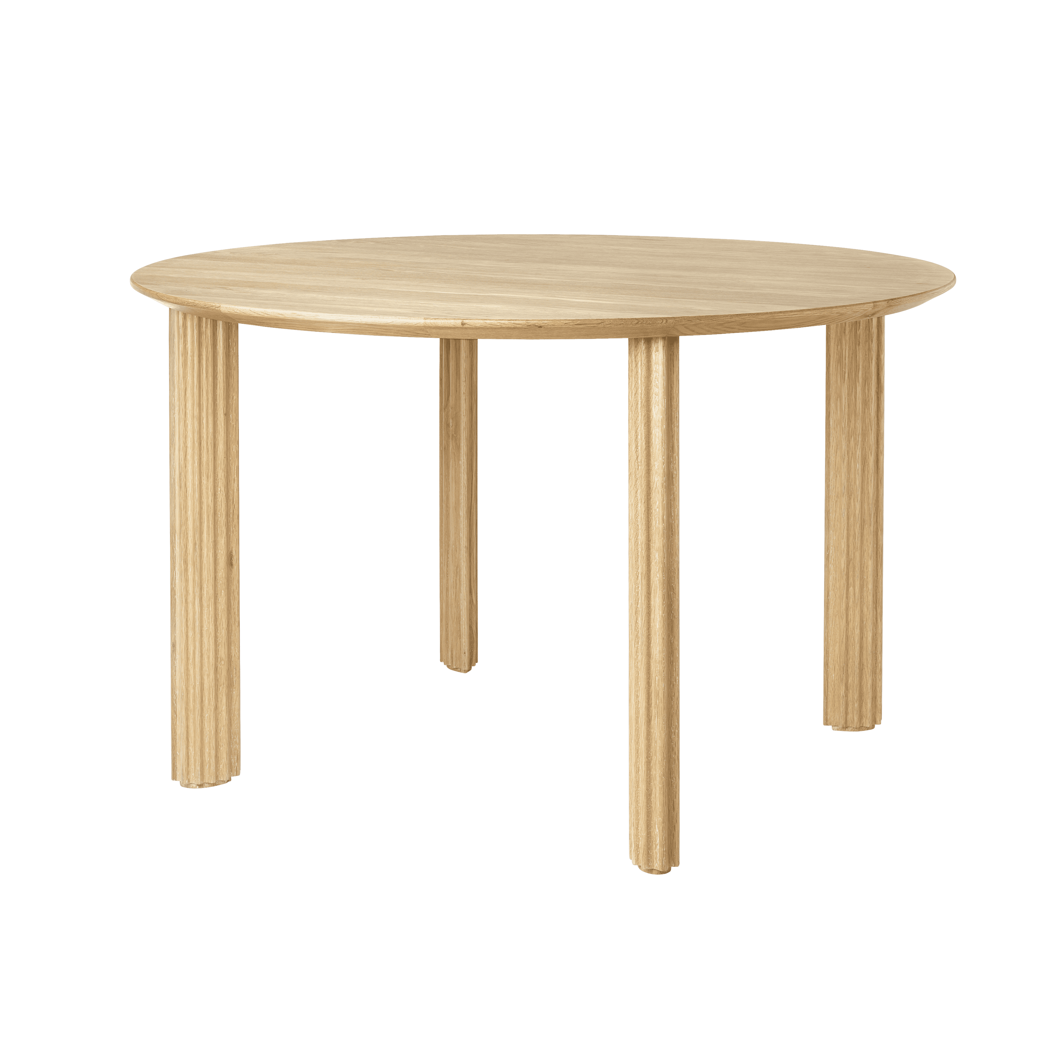 Stół COMFORT CIRCLE dębowy UMAGE Frezowane Eye on Design