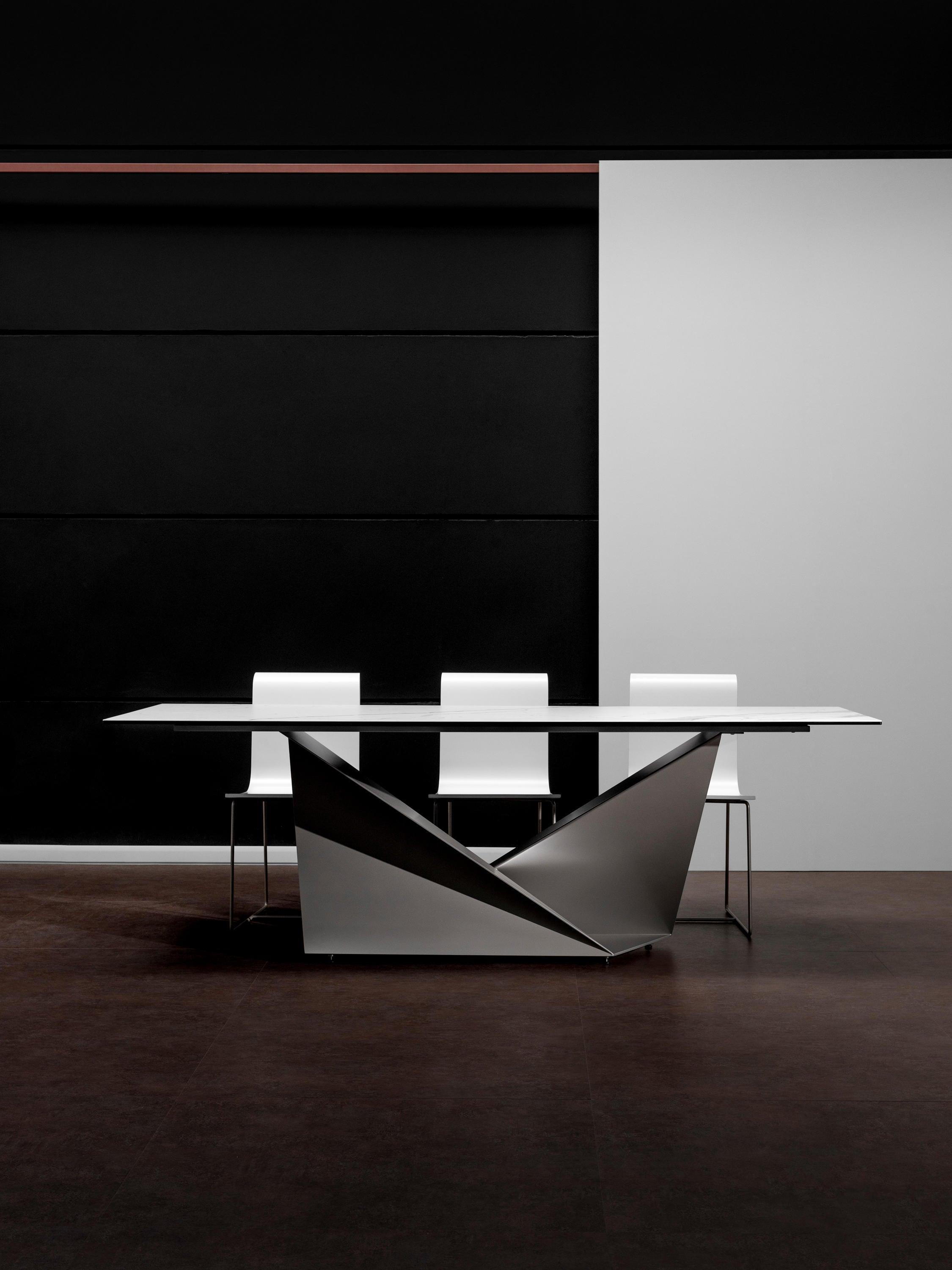 Stół FOLDS brązowy blat Liu Jo Living Eye on Design