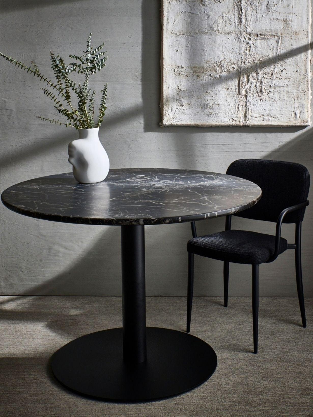 Stół jadalniany MARBLE LOOK czarny Pols Potten Eye on Design