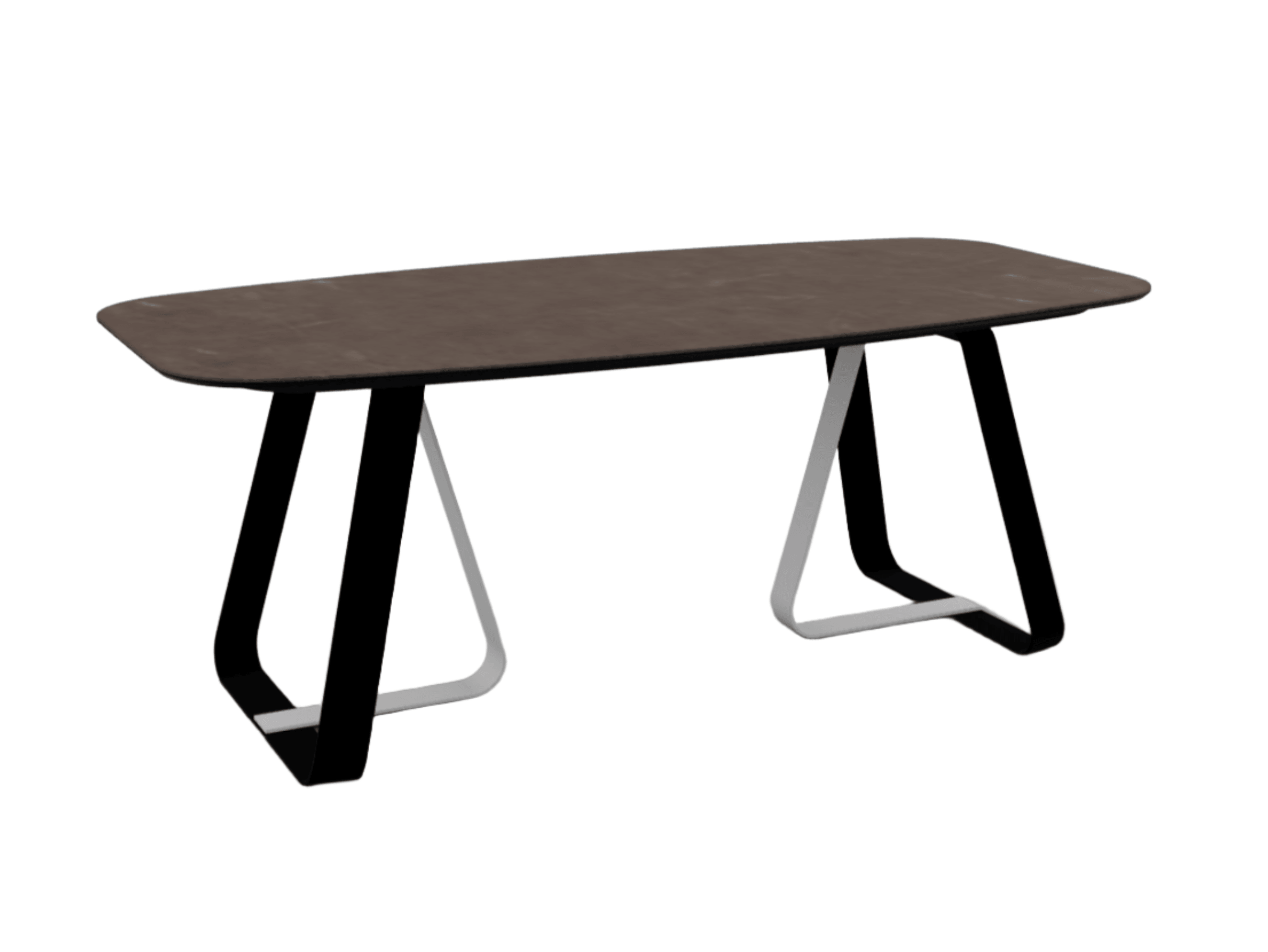 Stół jadalniany SUNSHINE brązowa ceramika Calligaris Eye on Design