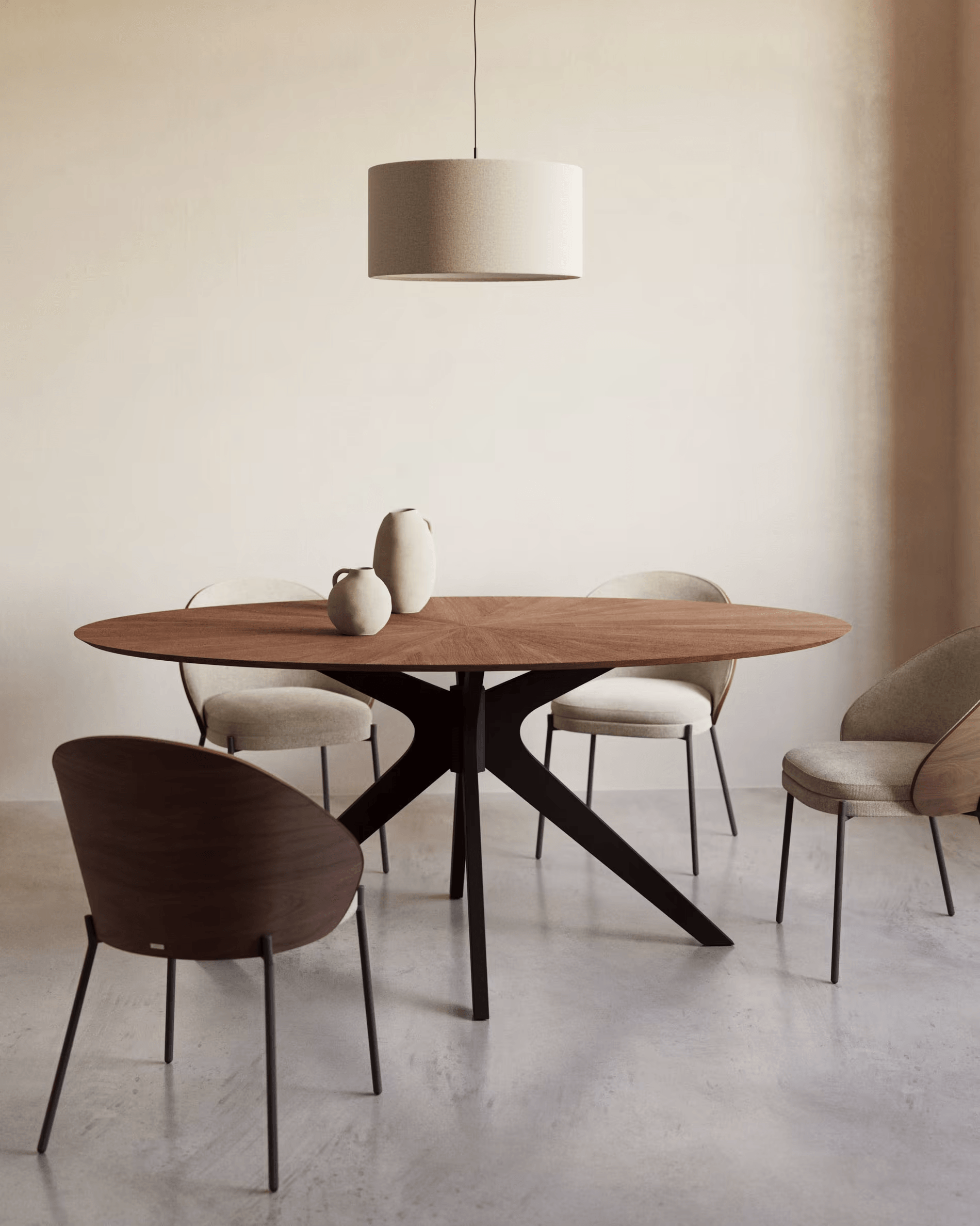 Stół NAANIM drewno kauczukowe La Forma Eye on Design