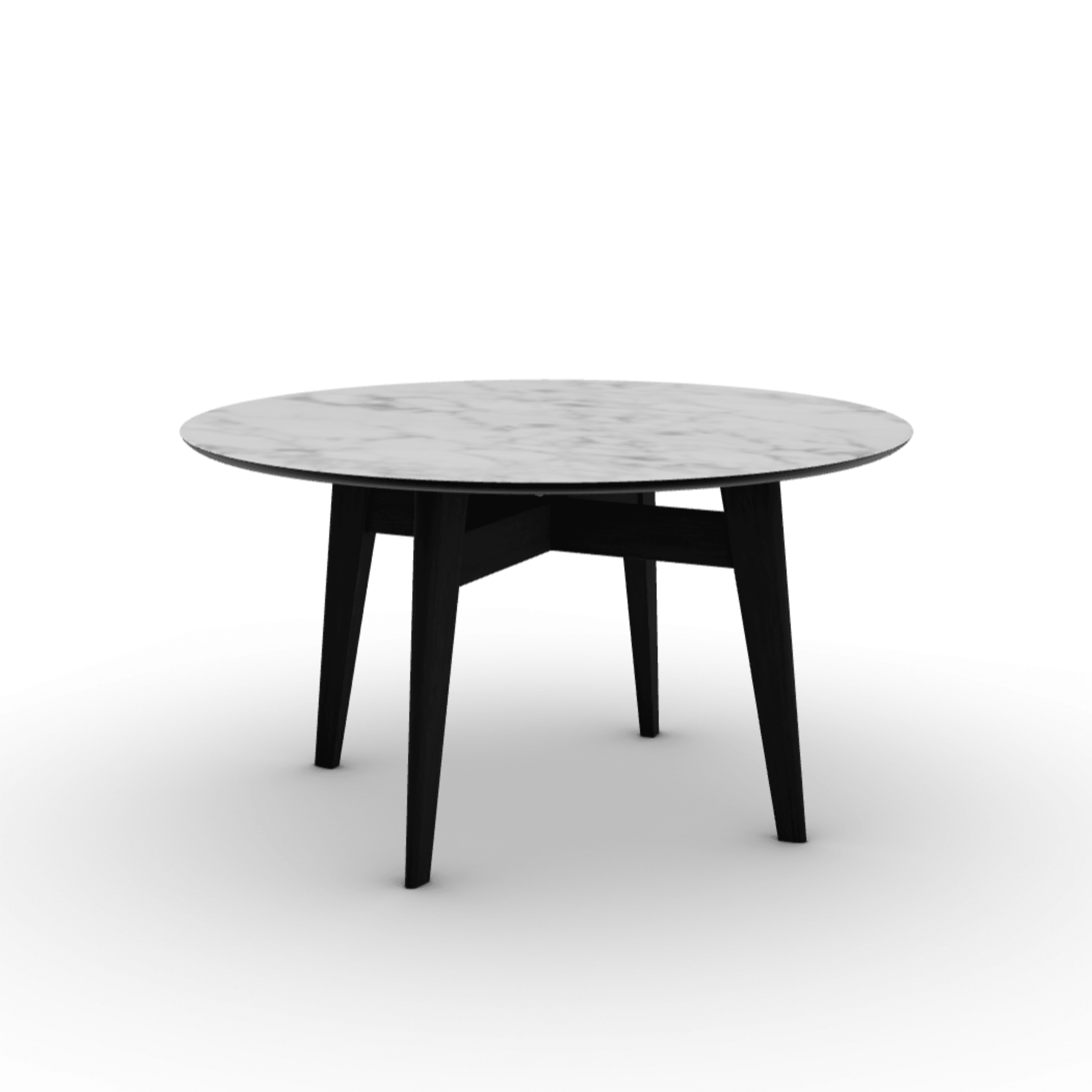 Stół okrągły ABREY biały marmur – Calligaris
