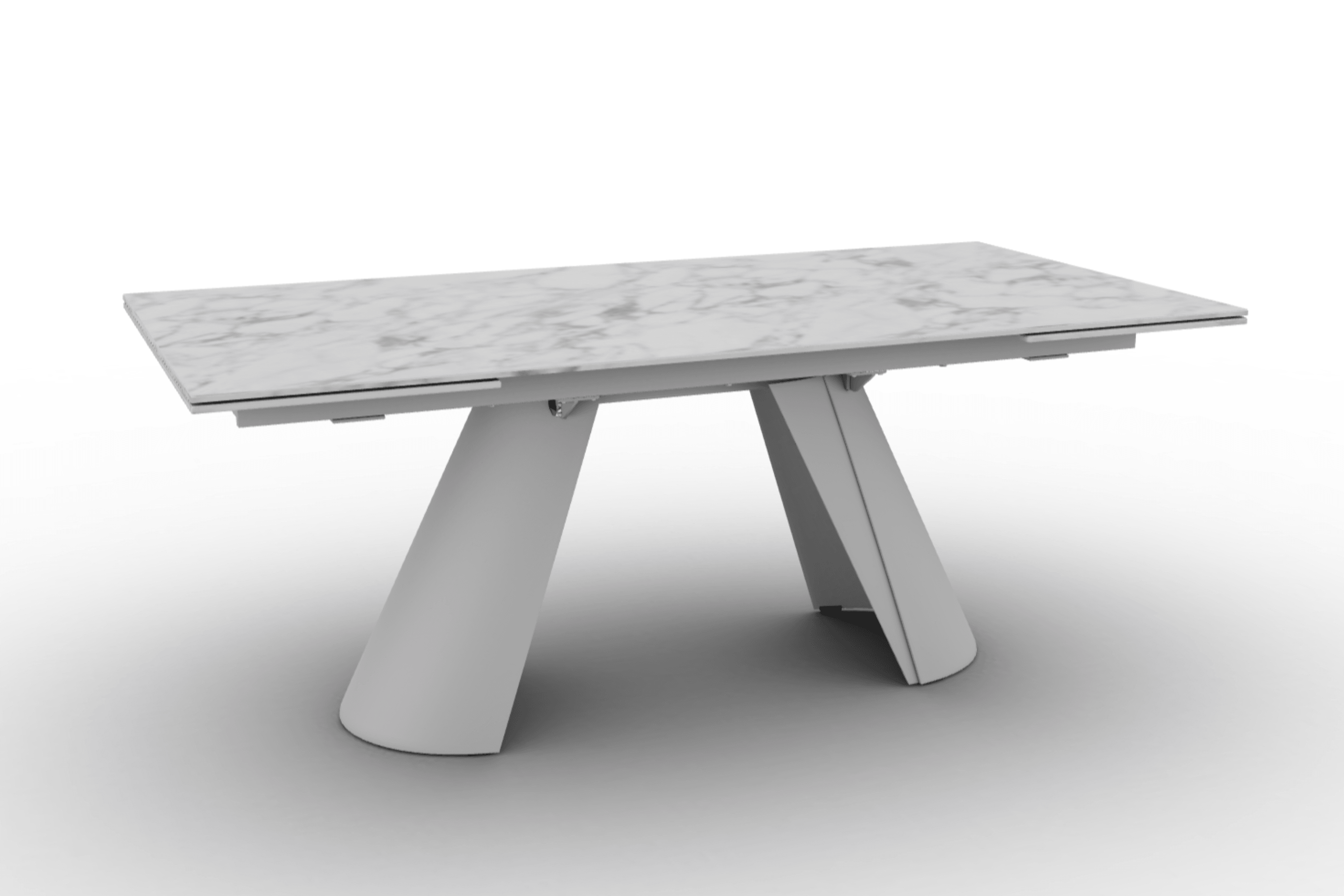 Stół prostokątny rozkładany APIAN biały marmur Calligaris Eye on Design