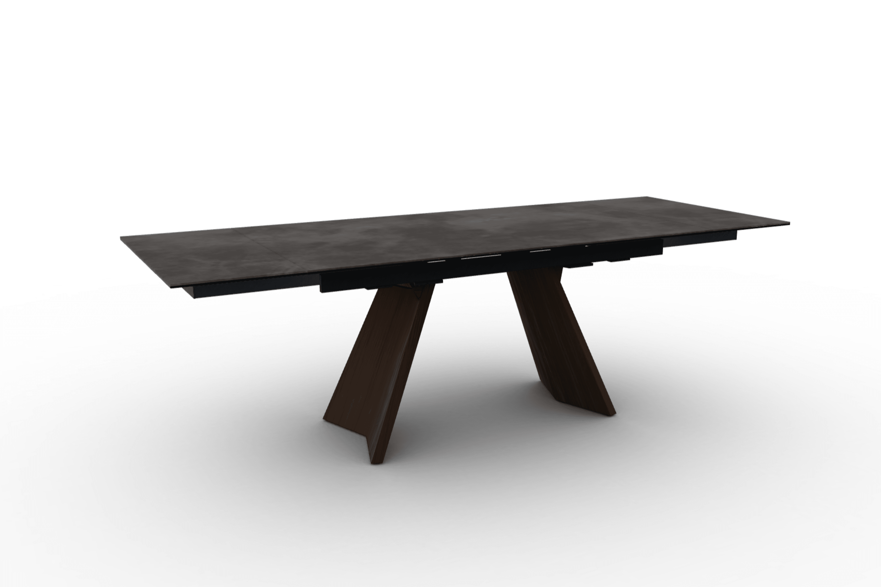 Stół prostokątny rozkładany ICARO ciemnoszara ceramika do jadalni – Calligaris