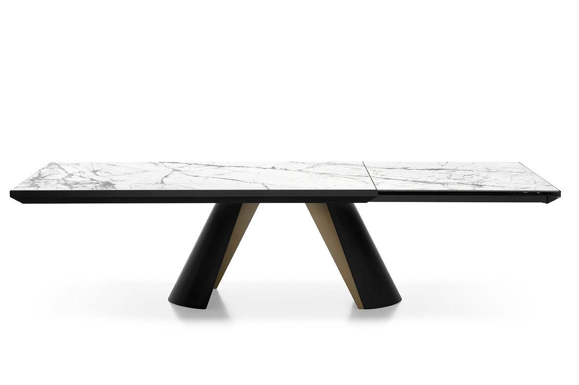 Stół rozkładany APIAN kremowy marmur Calligaris Eye on Design