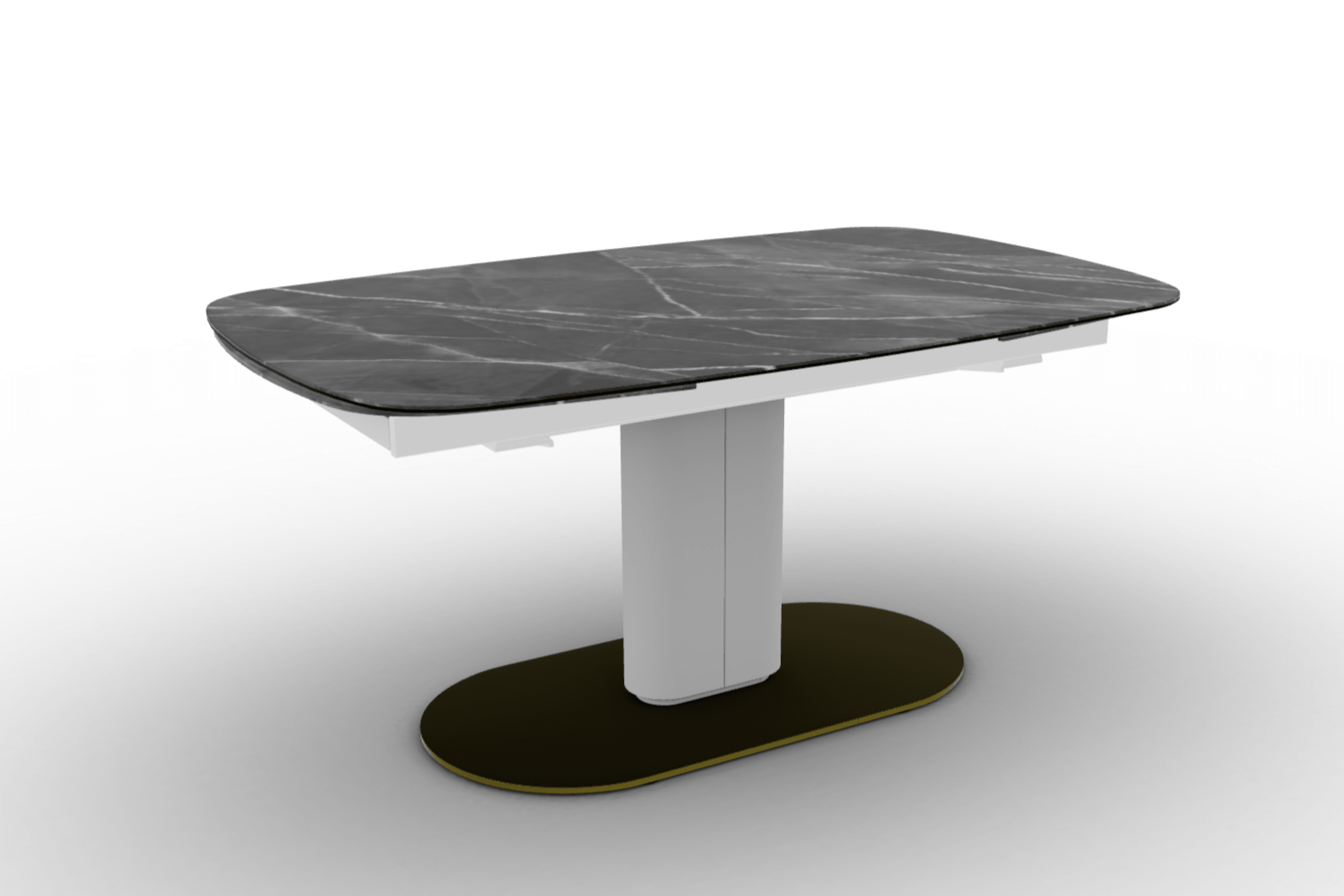 Stół rozkładany CAMEO antracytowy marmur Calligaris Eye on Design