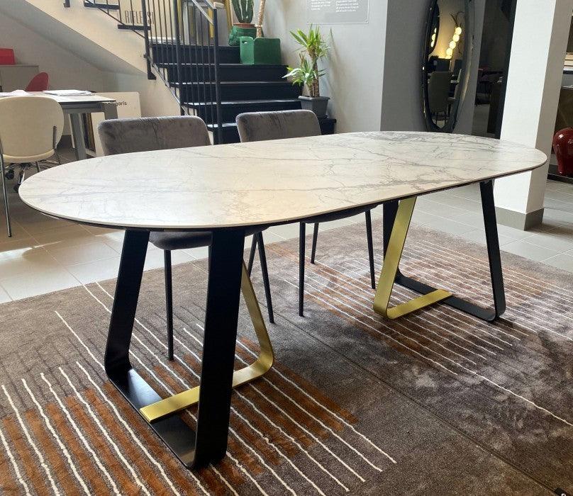 Stół SUNSHINE biały marmur Calligaris Eye on Design