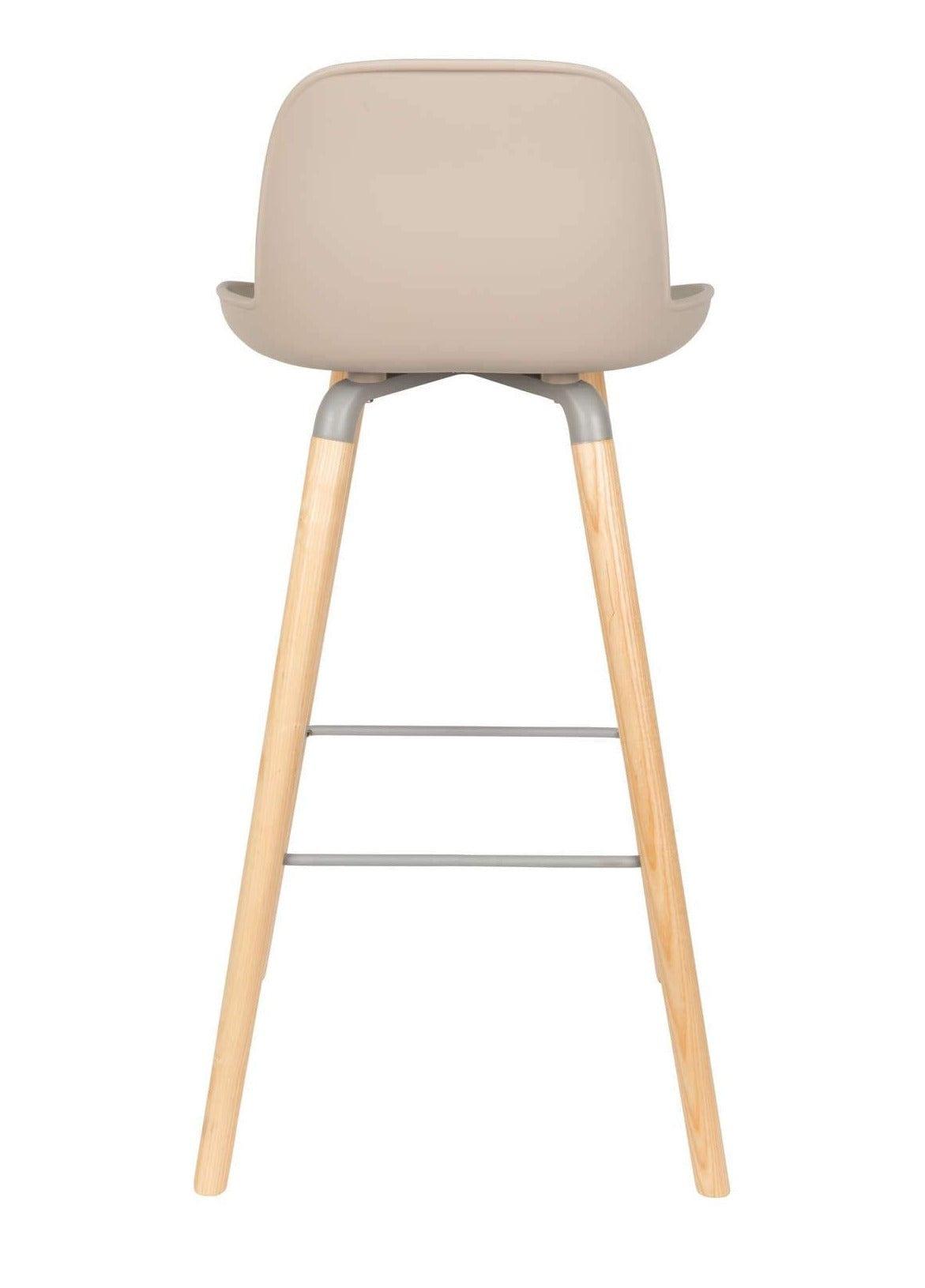 Stołek barowy ALBERT KUIP taupe Zuiver Eye on Design