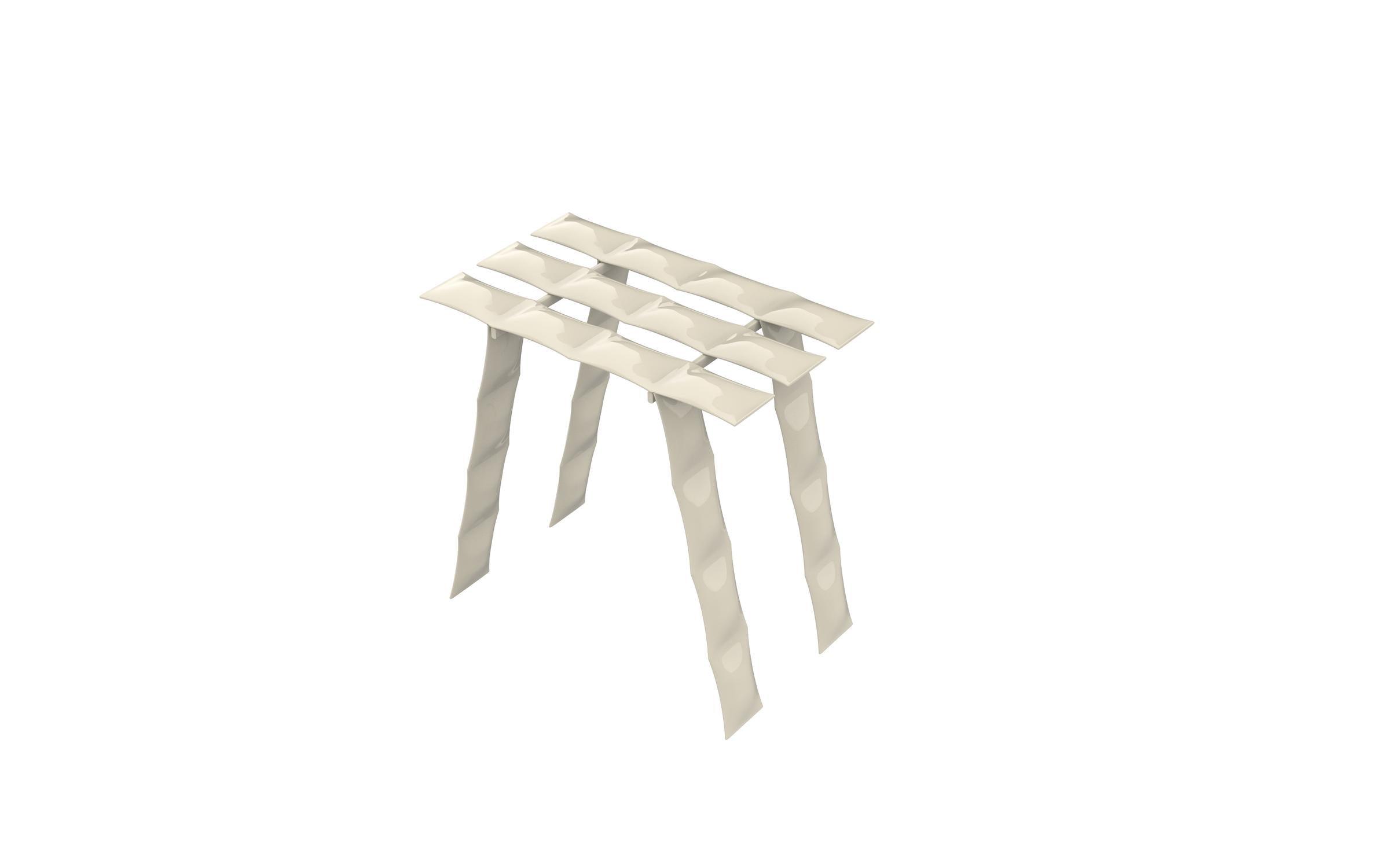 Stołek COSMIC STOOL Mati Sipiora Biały Eye on Design