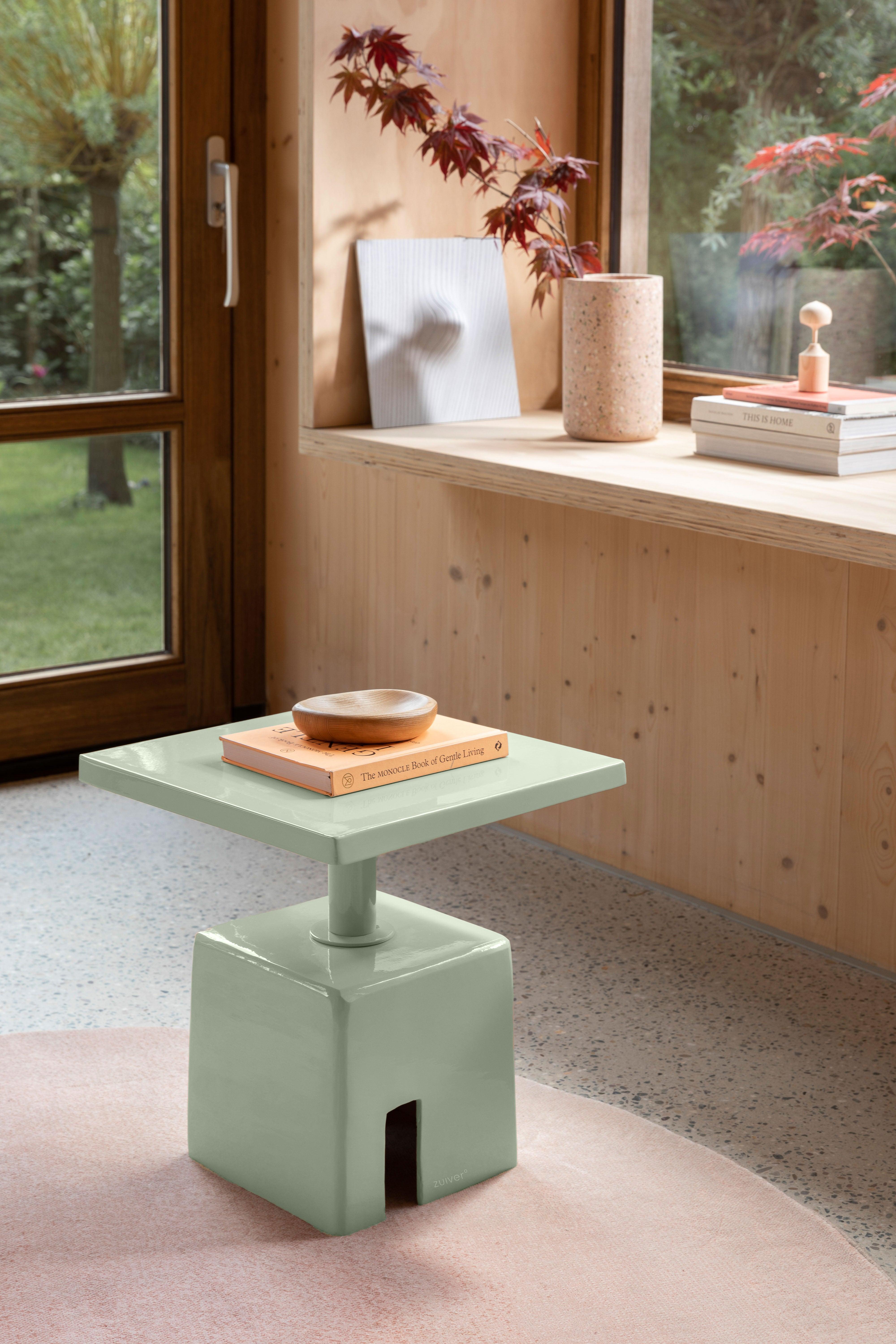 Chubby Side Table Stone Green Zuiver Eye on Design