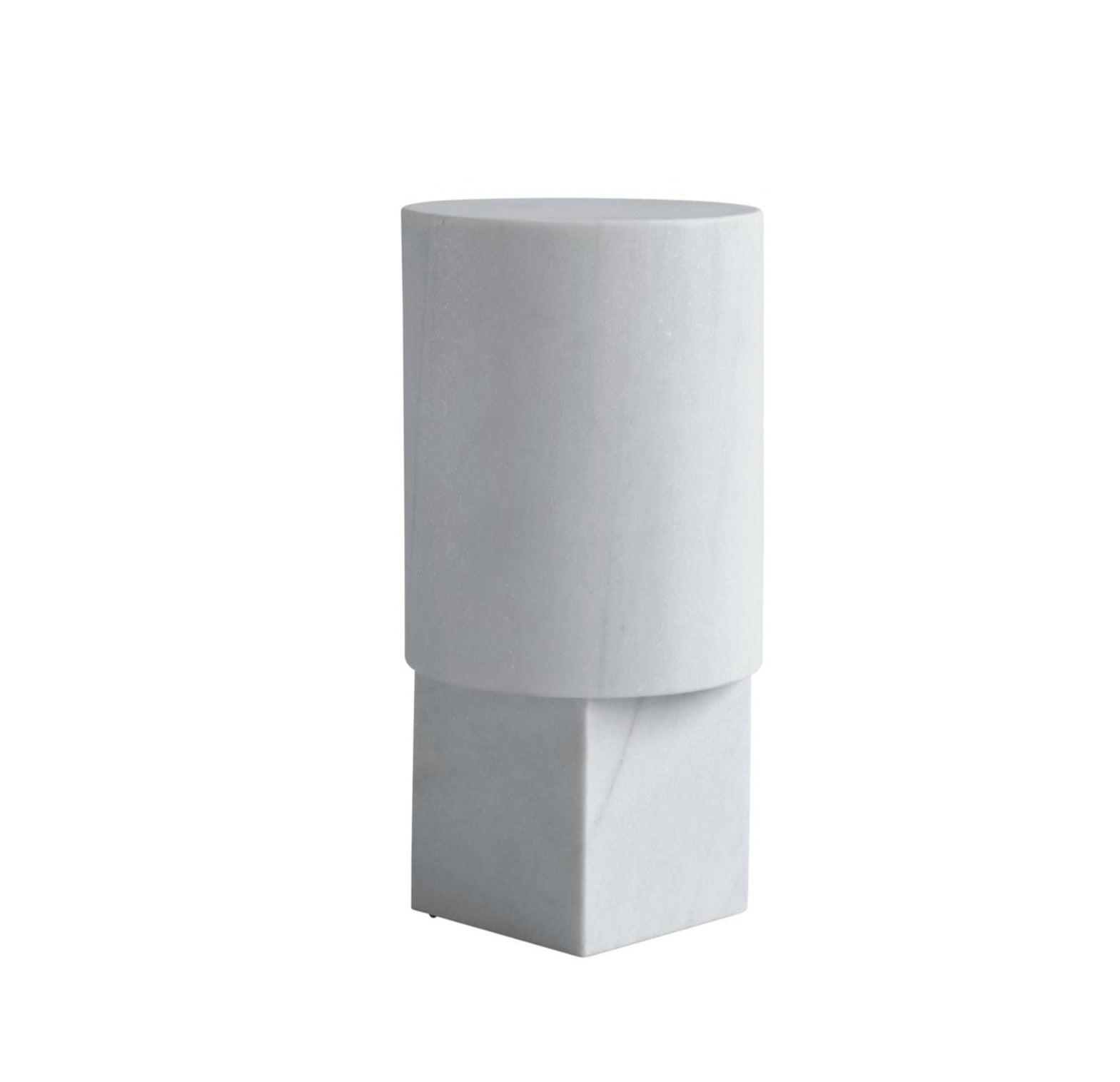 Stolik boczny COLUMN biały marmur 101 Copenhagen Eye on Design