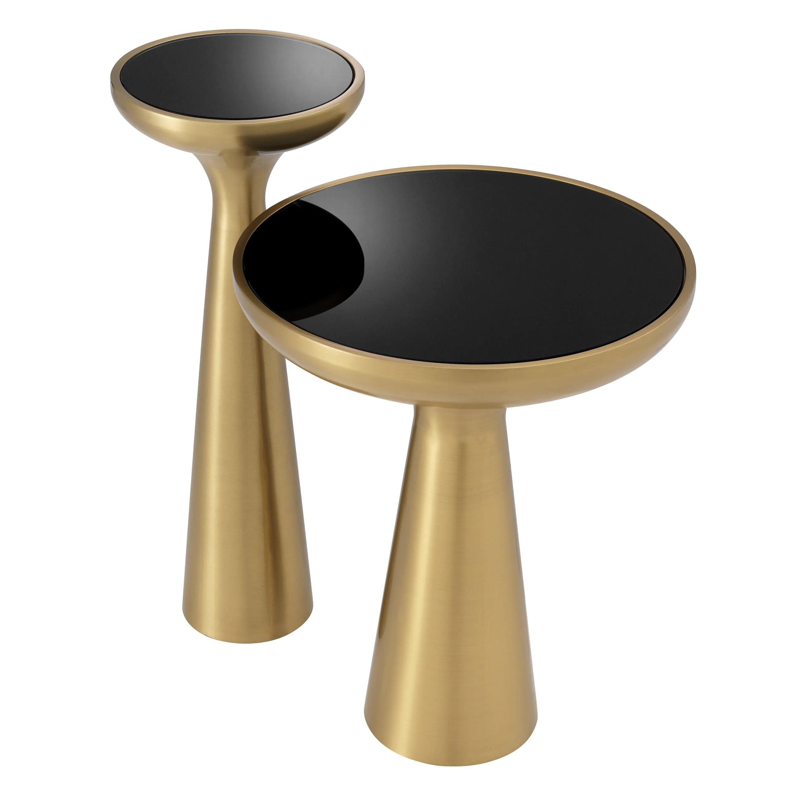 Stolik boczny LINDOS mosiężny Eichholtz 60 cm Eye on Design