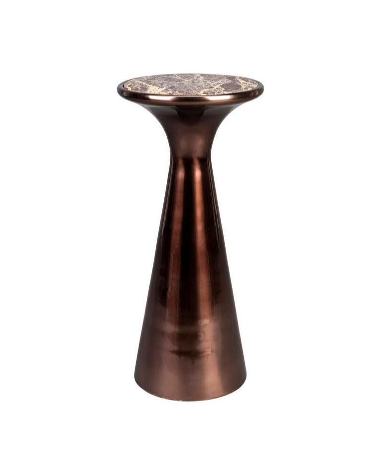 Stolik boczny MOUNT brązowy marmur Dutchbone Eye on Design