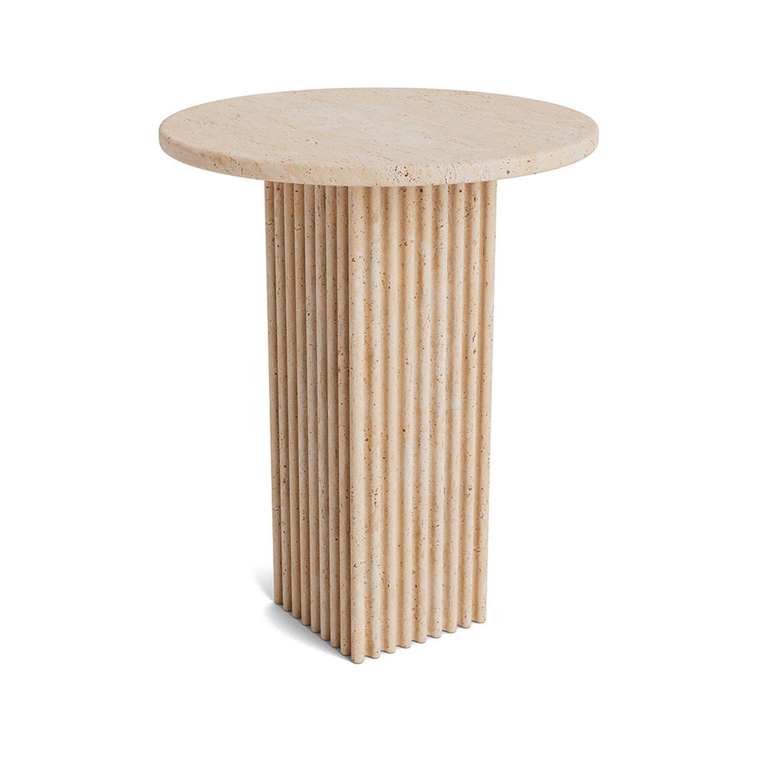 Stolik boczny SOHO trawertyn NORR11 Eye on Design