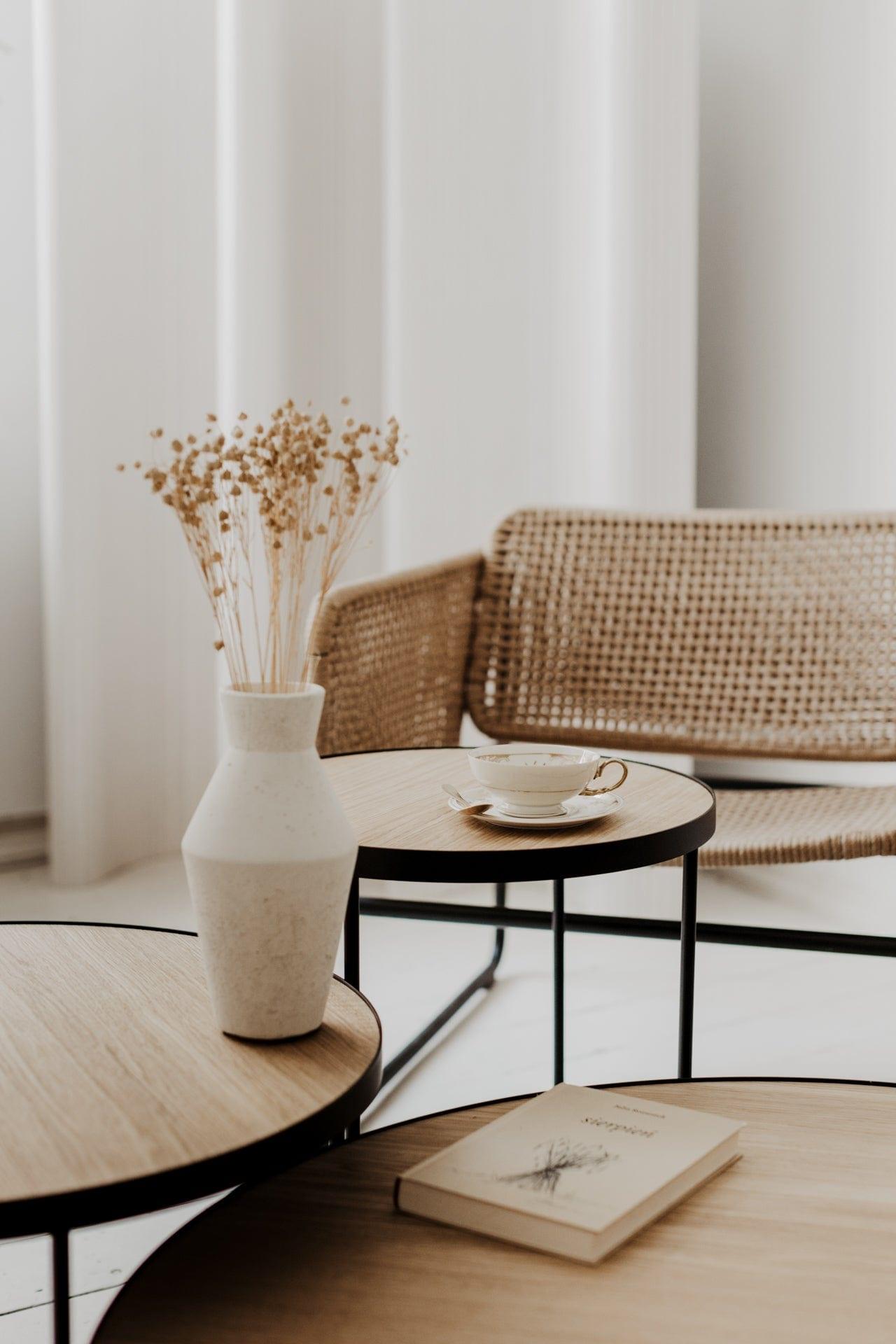 Stolik boczny TRE dąb naturalny Nordifra Eye on Design