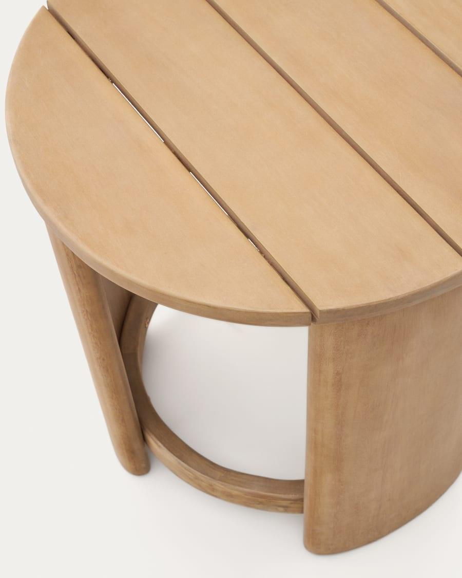 Stolik boczny XORIGUER drewno eukaliptusowe La Forma Eye on Design