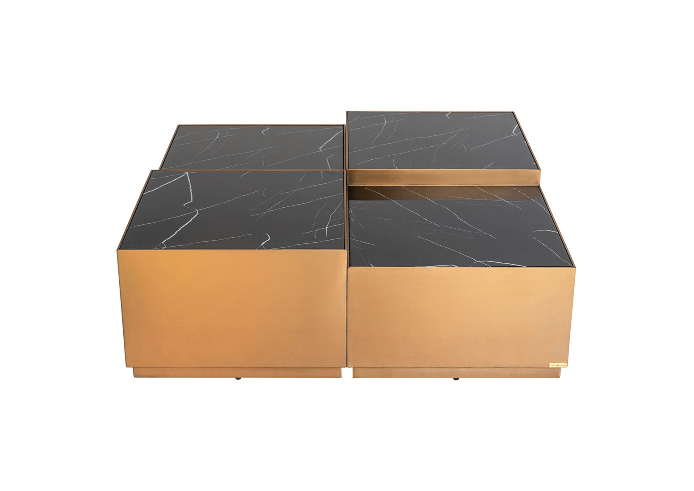 Stolik kawowy AZURE złoty Richmond Interiors Eye on Design