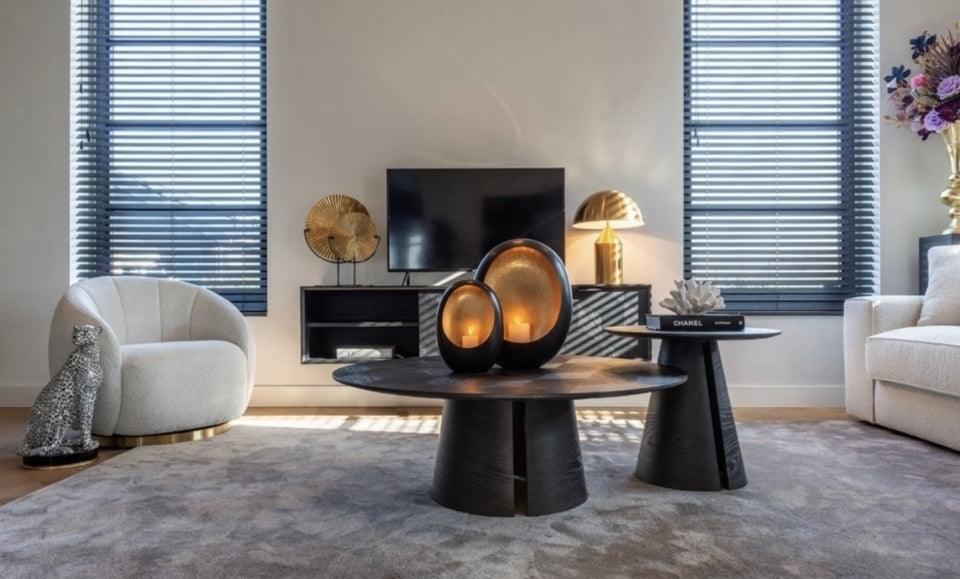 Stolik kawowy BLAX czarny fornir dębowy Richmond Interiors Eye on Design