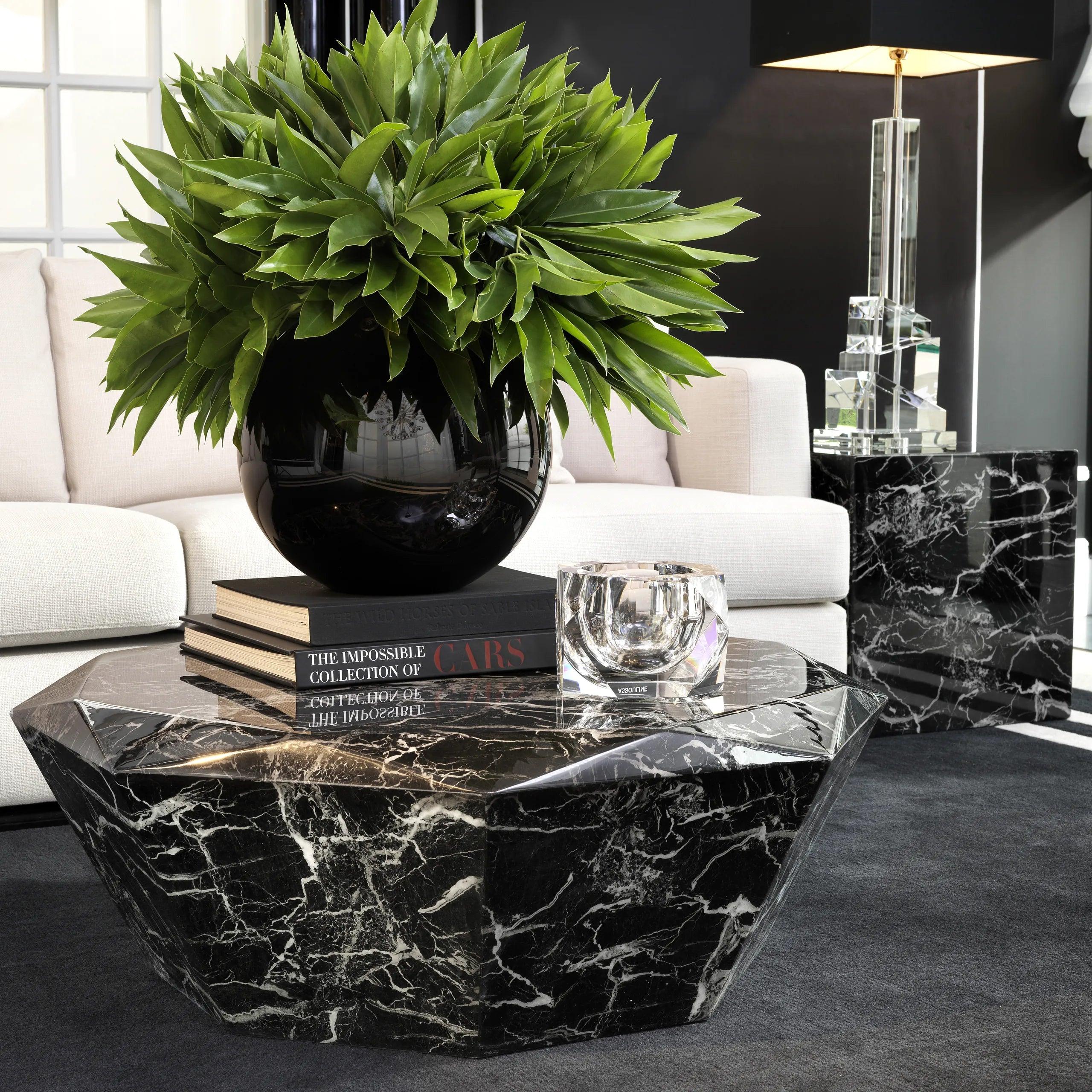 Stolik kawowy DIAMOND czarny Eichholtz Eye on Design