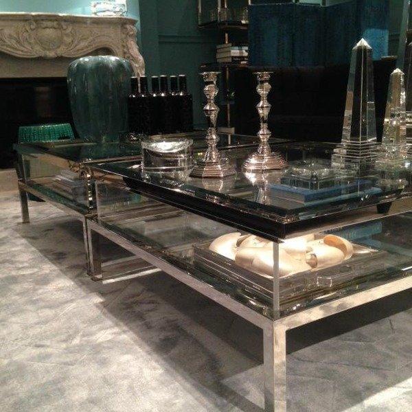 Stolik kawowy HARVEY polerowana stal Eichholtz Eye on Design