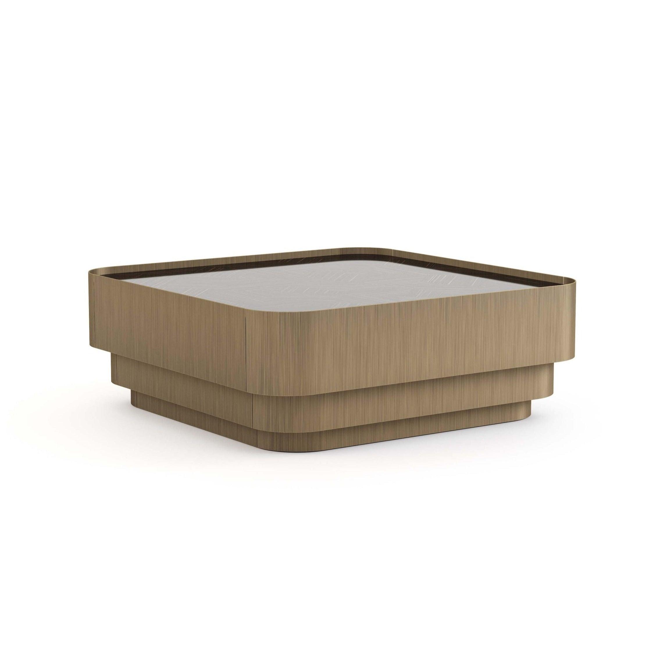 Stolik kawowy HIS heban z szczotkowanym brązem Stylish Club Eye on Design