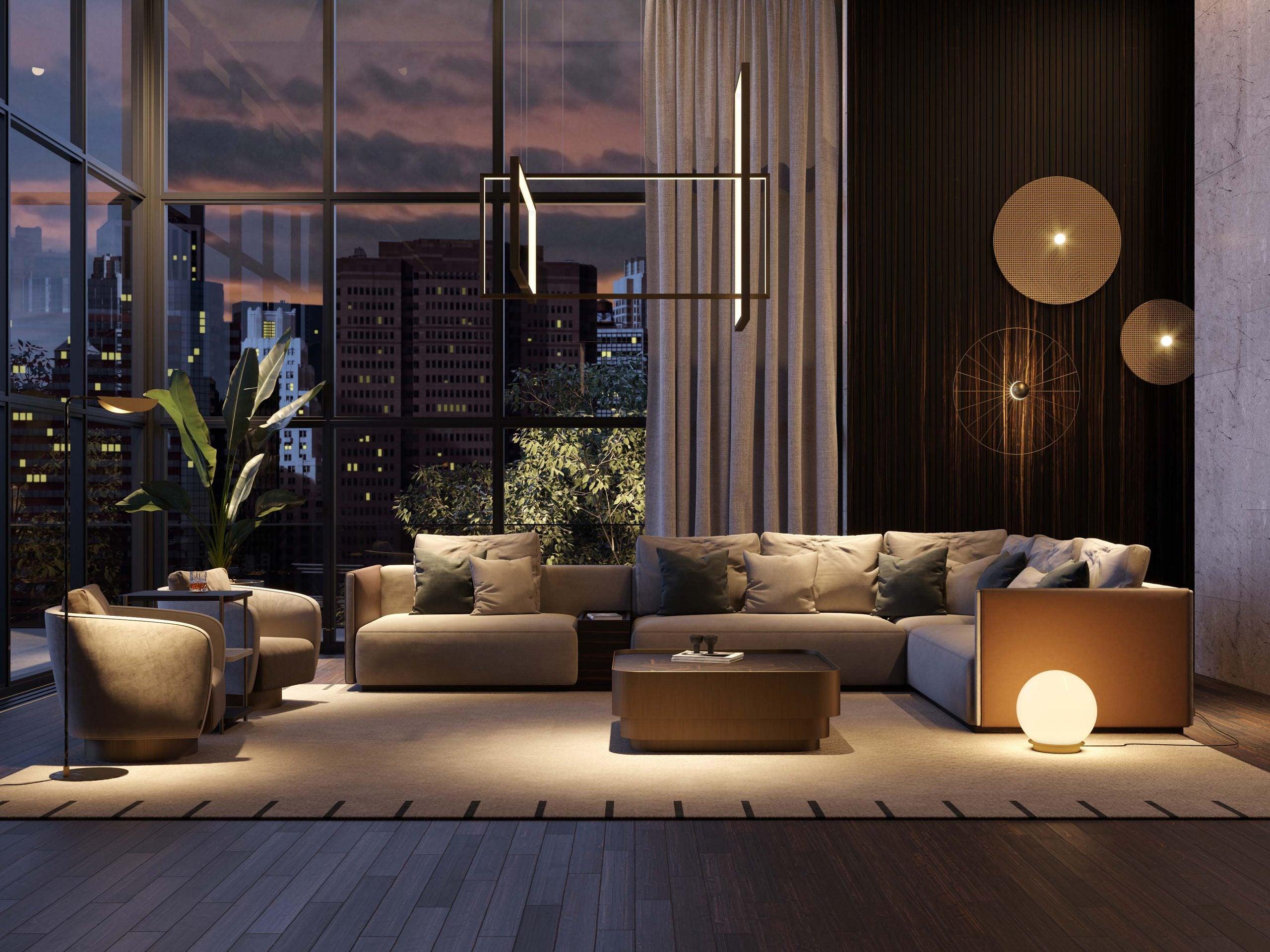 Stolik kawowy HIS heban z szczotkowanym brązem Stylish Club Eye on Design