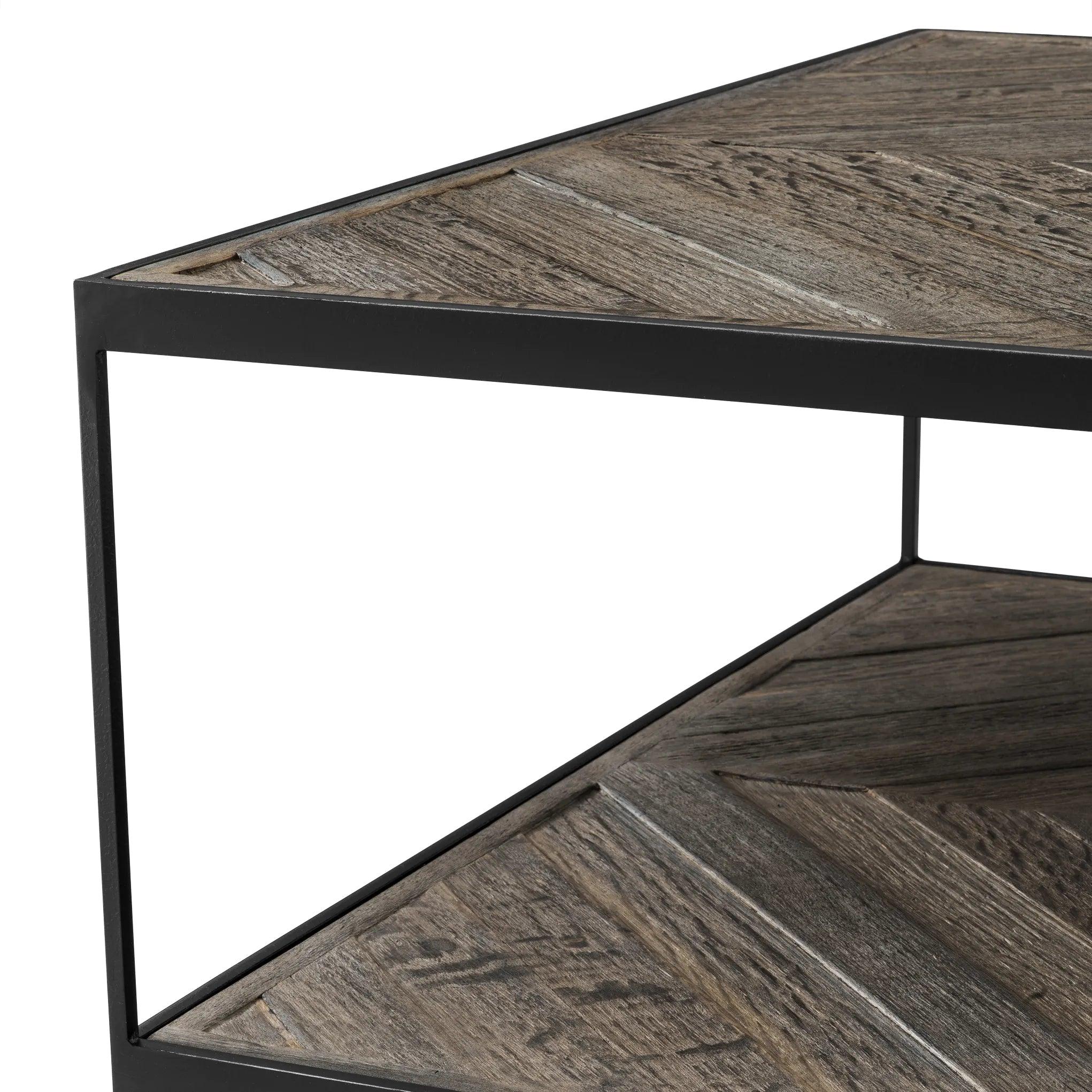 Stolik kawowy kwadratowy LA VARENNE postarzany dąb Eichholtz Eye on Design